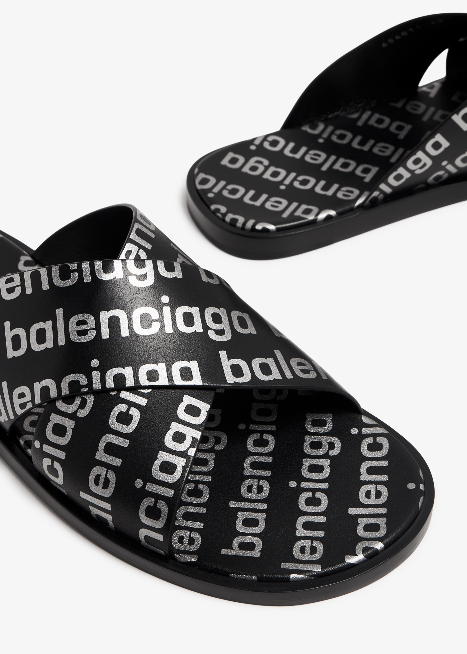 

Cosy logo sandals, Black
