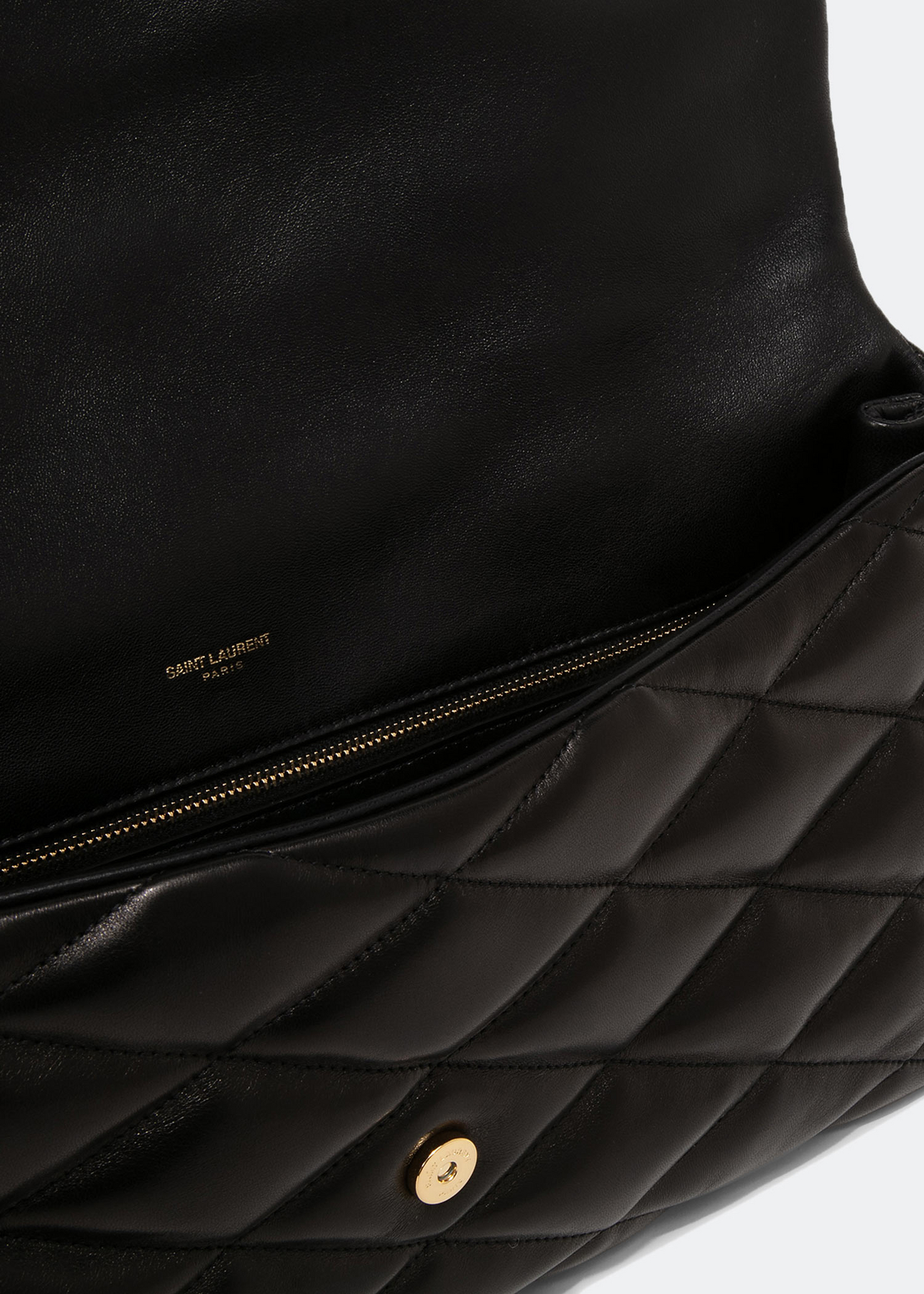 

Sade puffer envelope clutch, Black