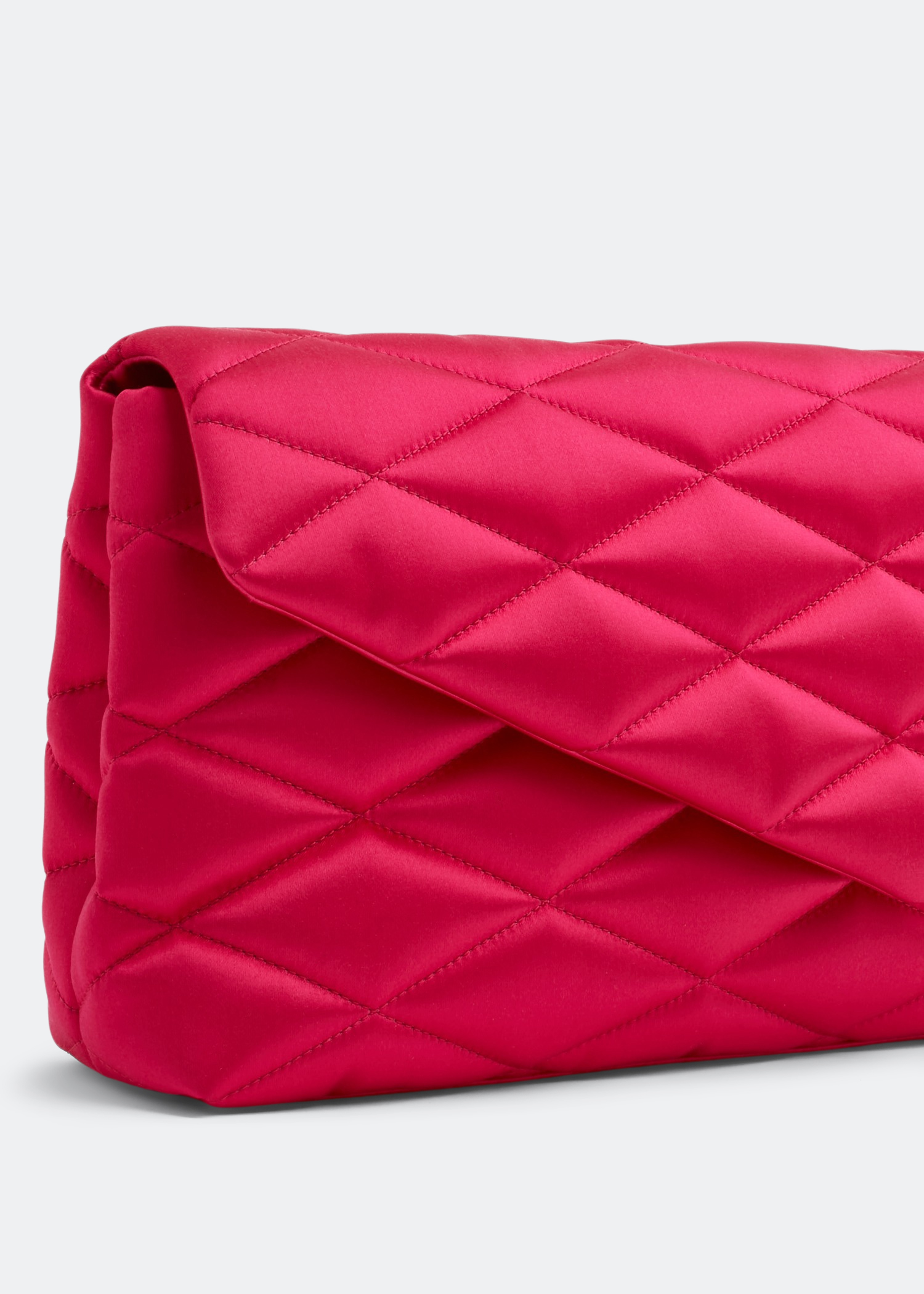 

Sade puffer envelope clutch, Pink