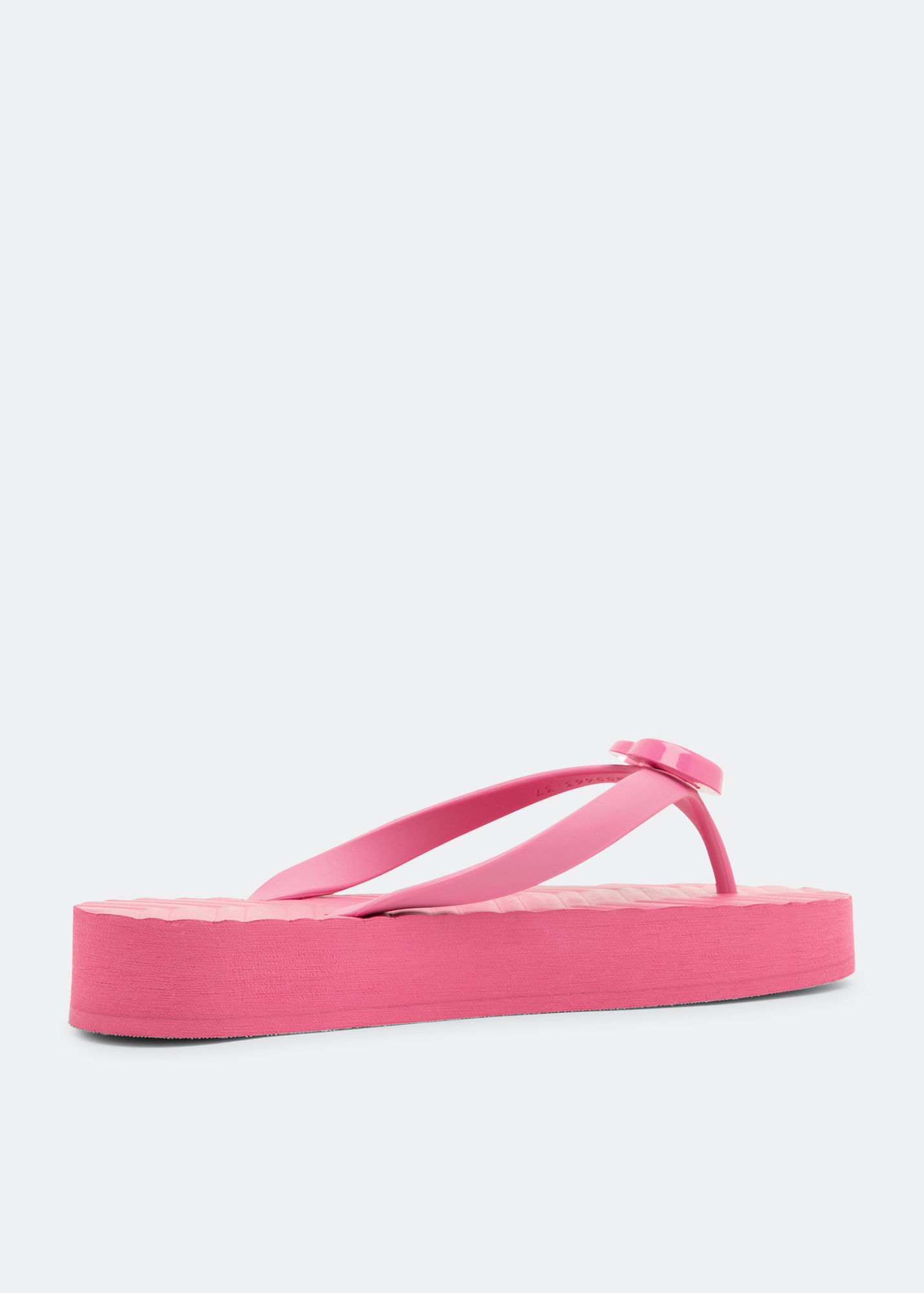 

Chevron thong sandals, Pink