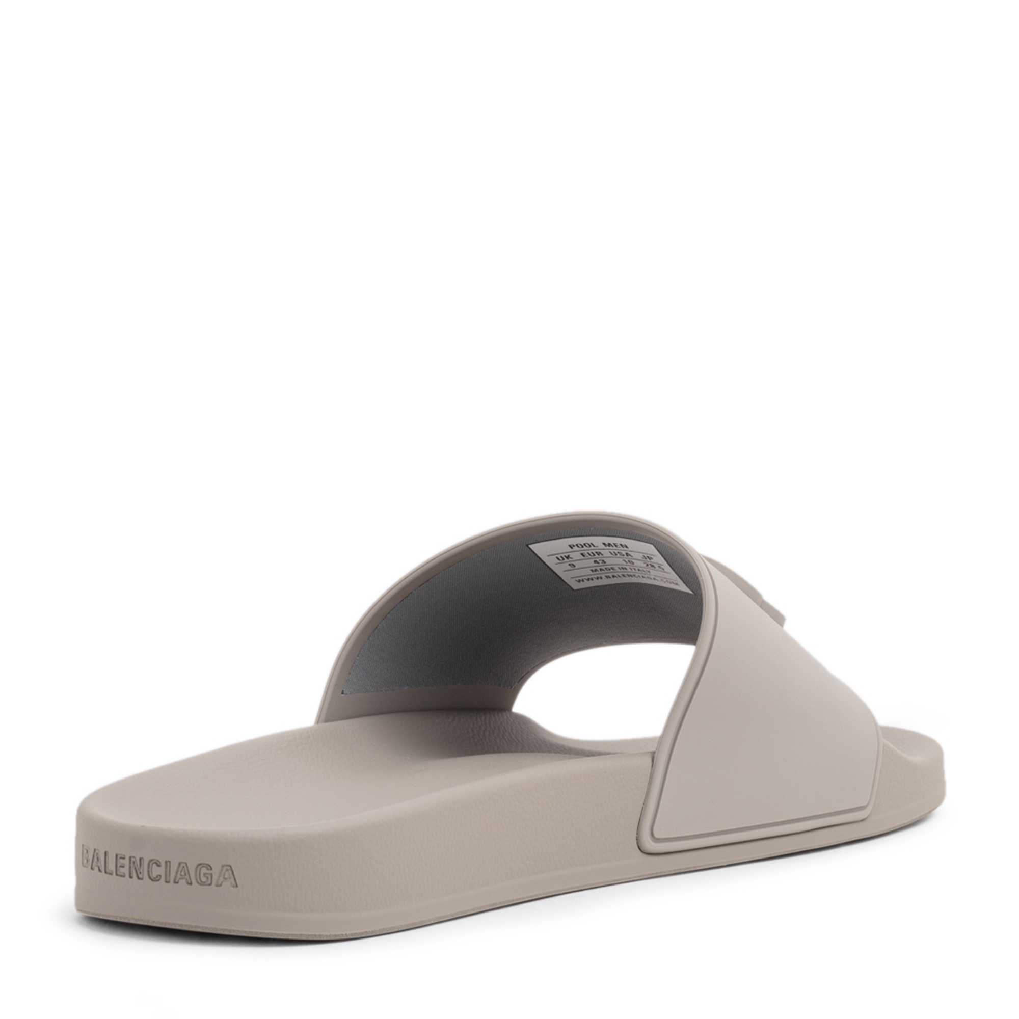

BB rubber slides, Grey