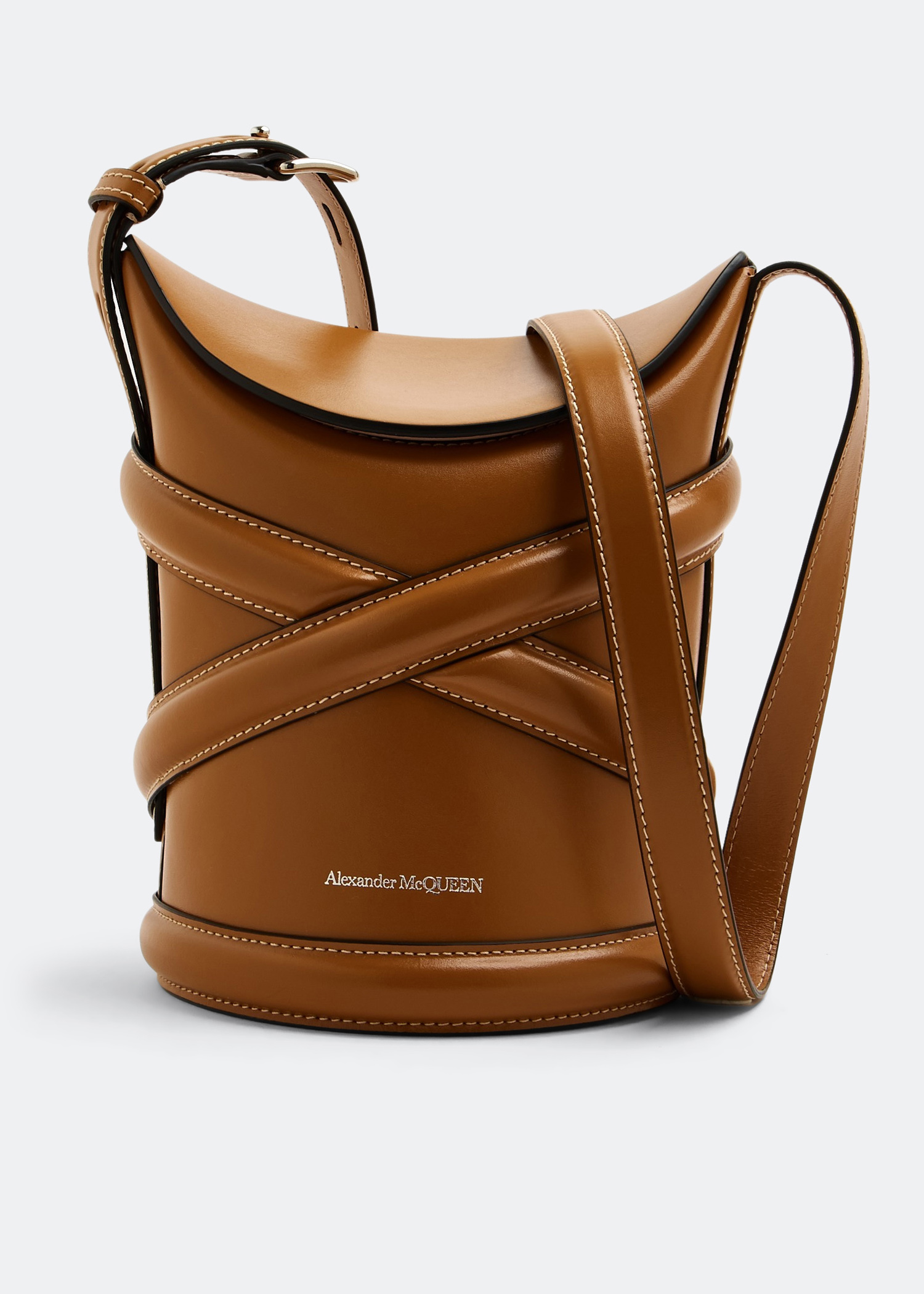 Alexander McQueen The Curve shoulder bag for Women - Brown in KSA 