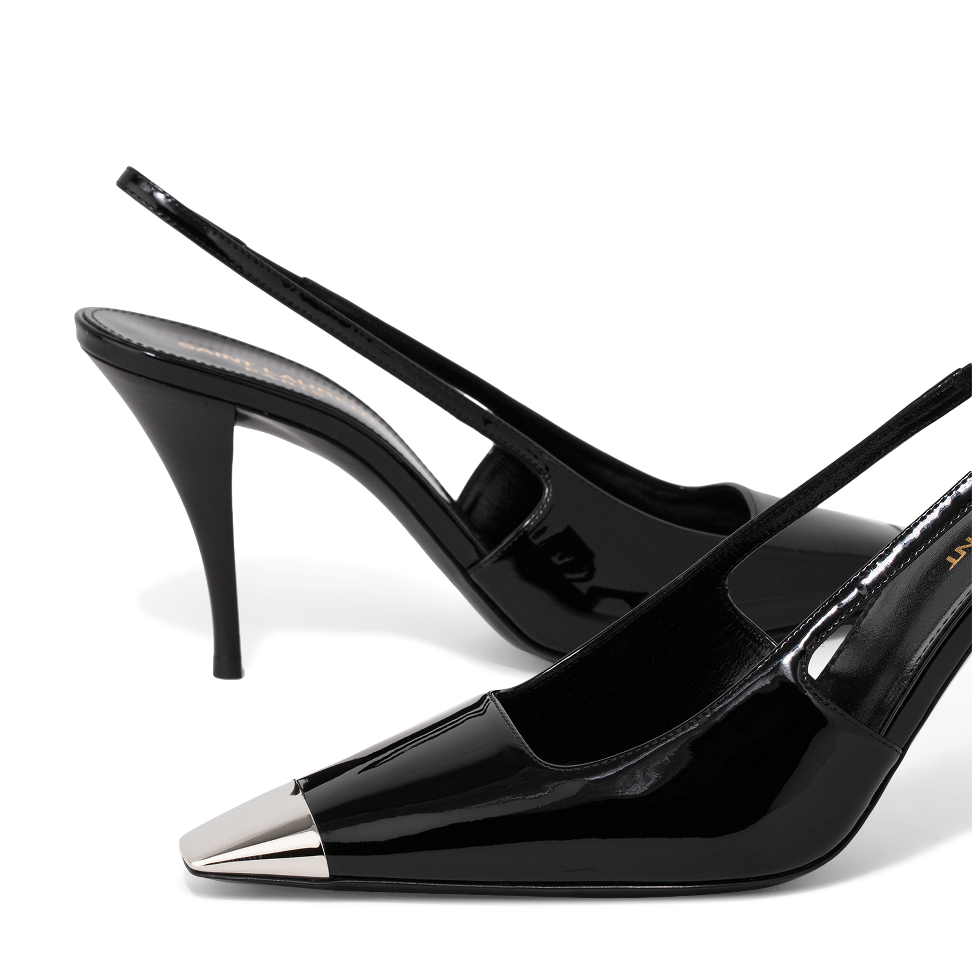

Blade slingback pumps, Black