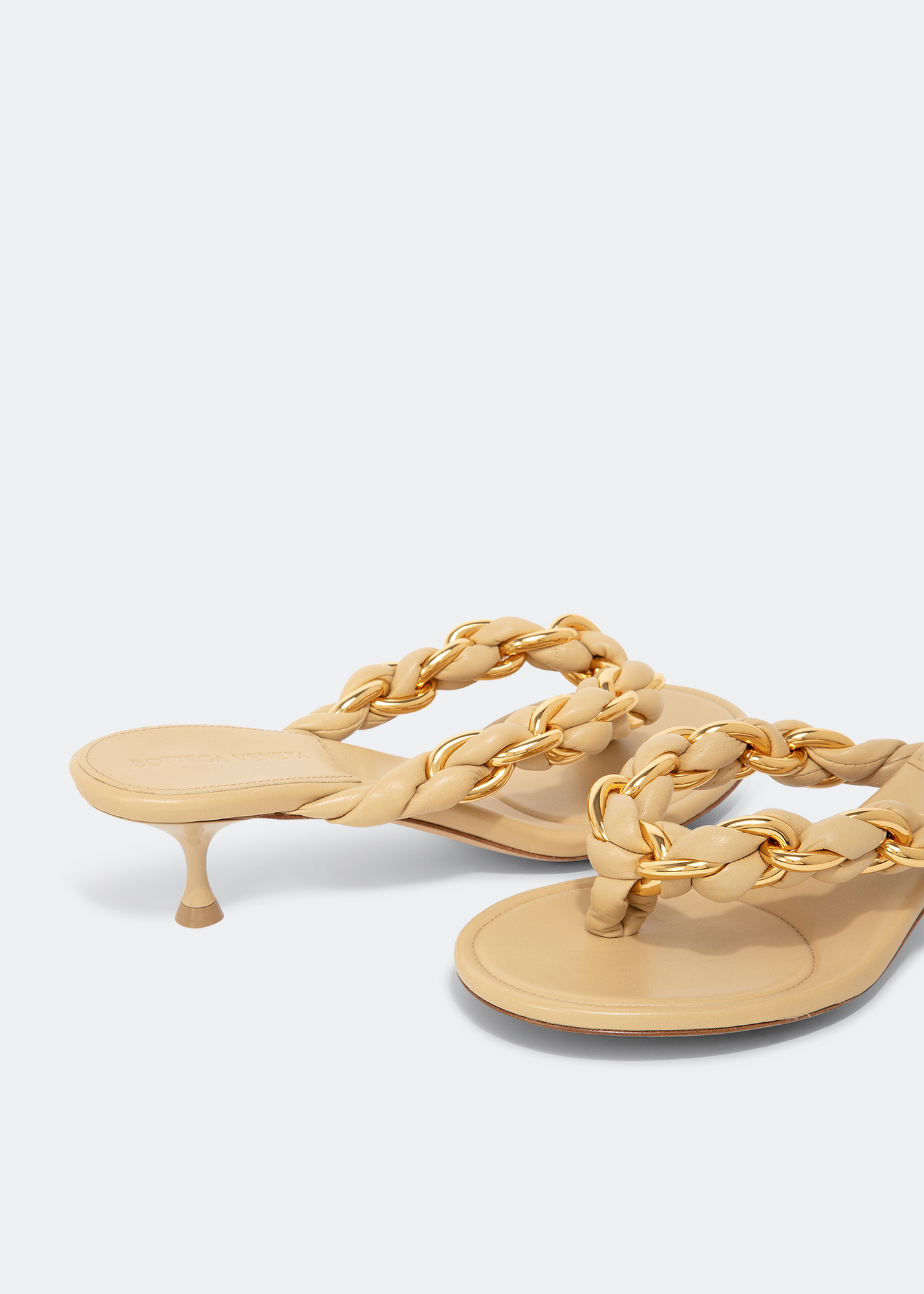 

Dot sandals, Beige