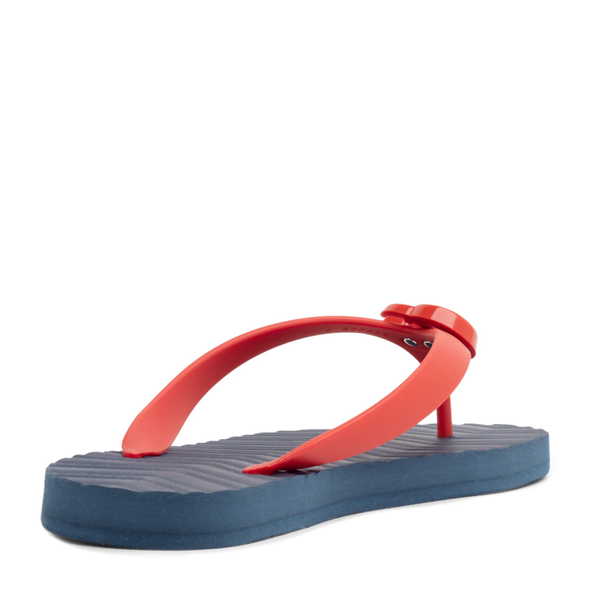 

Chevron thong sandals, Blue