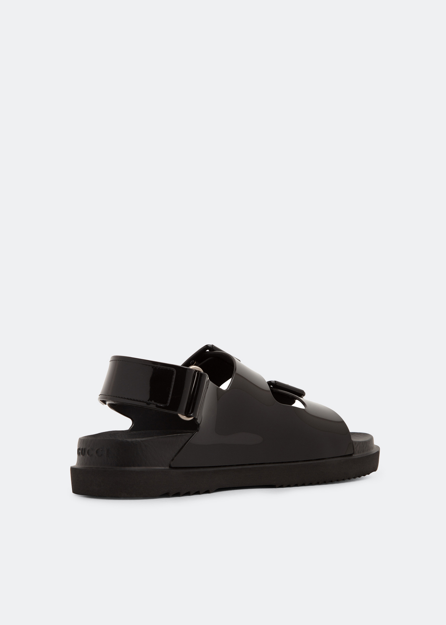 

Double G rubber sandals, Black