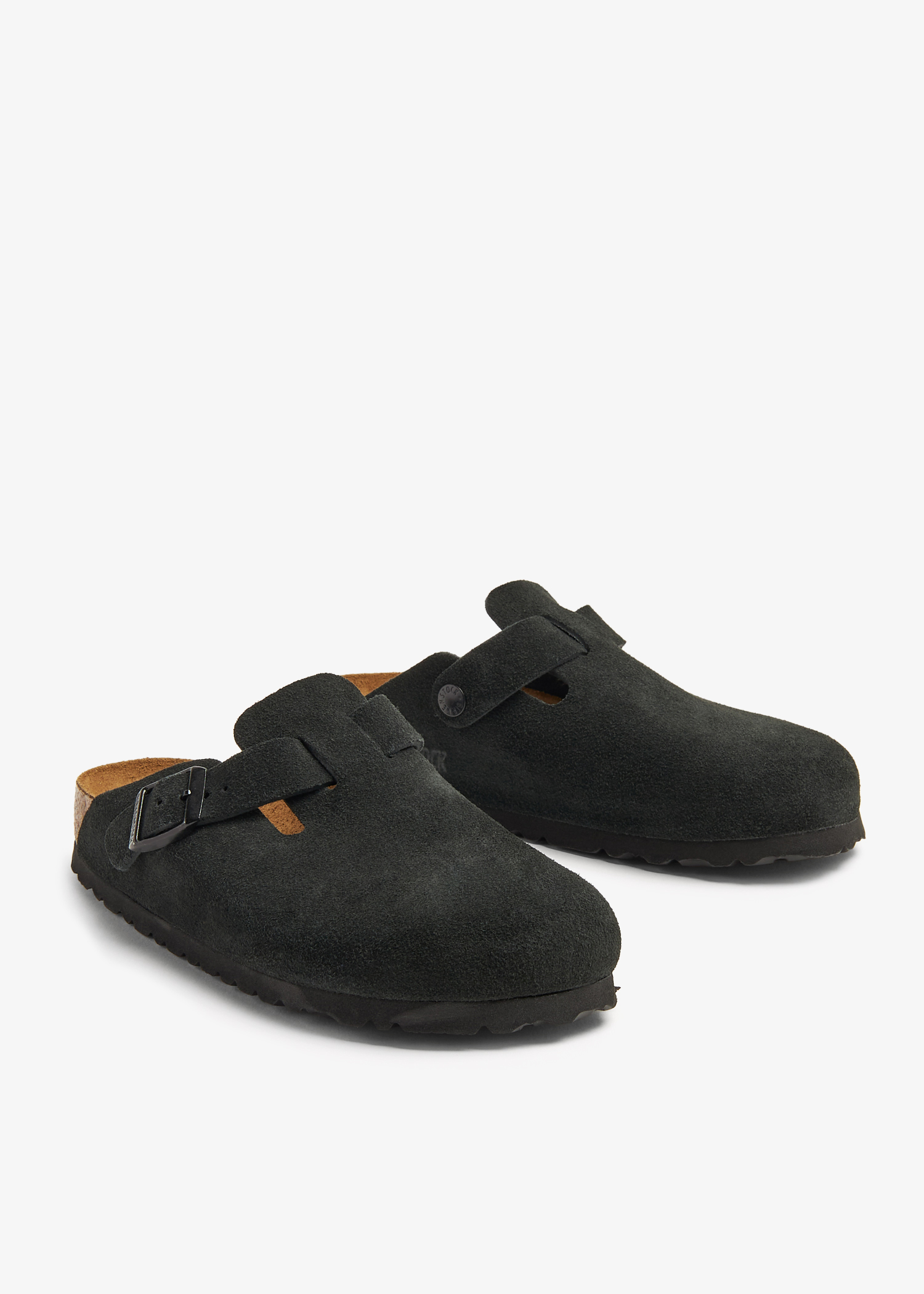 Birkenstock boston sale black suede