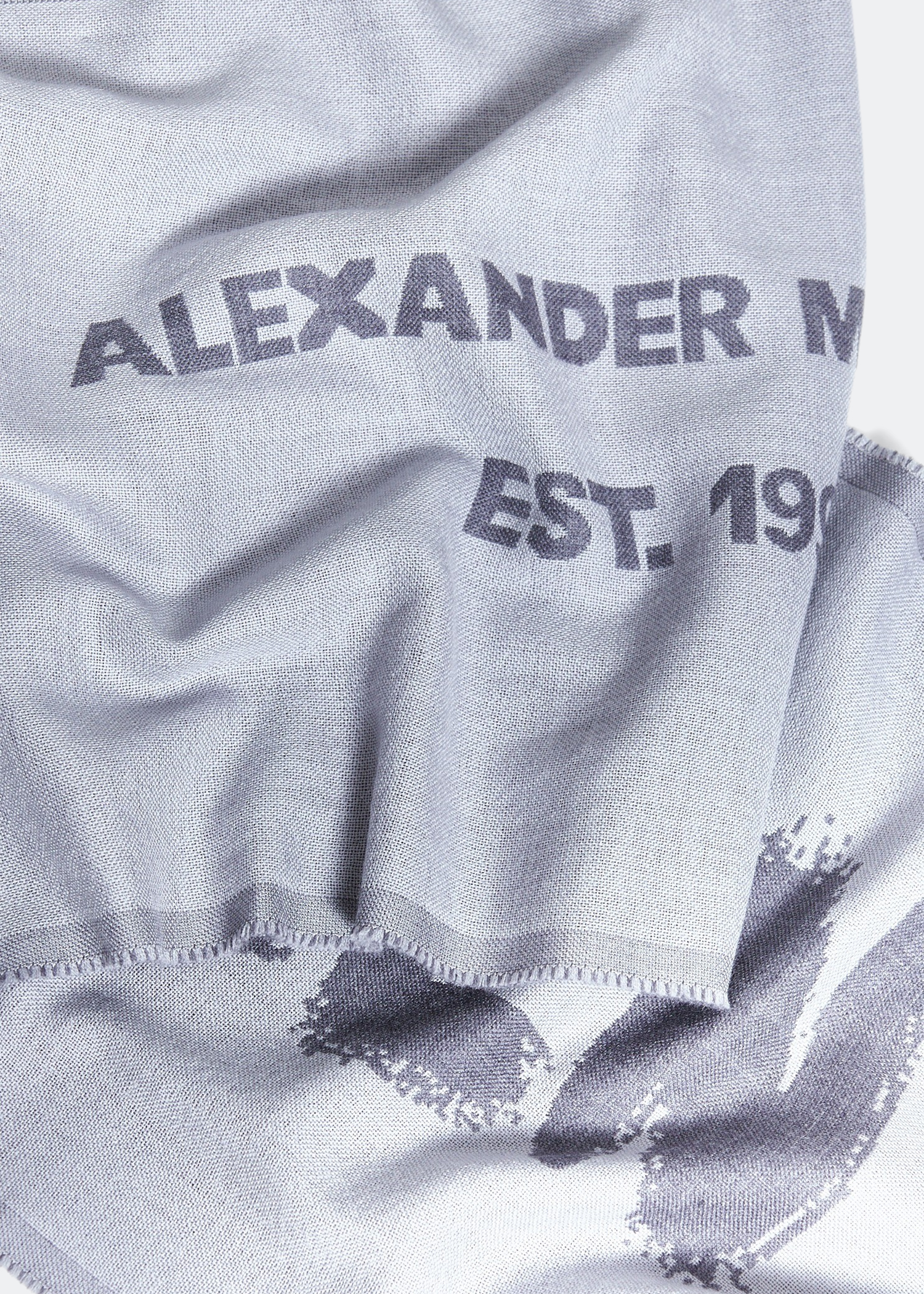 

Graffiti Logo scarf, Grey