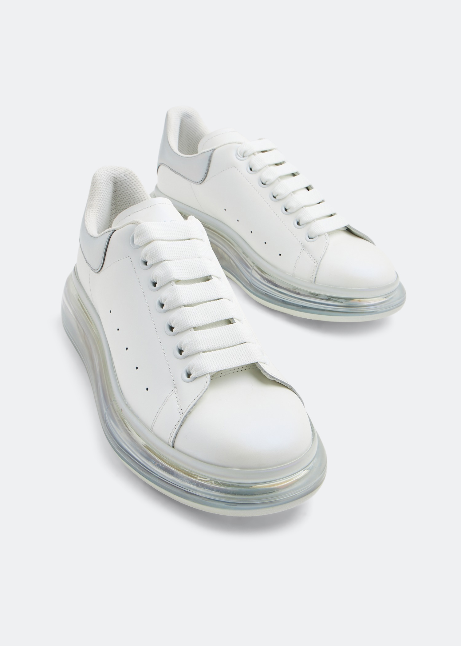 商品画像：McQueen Oversized sneakers for Women - White in UAE | Level 2