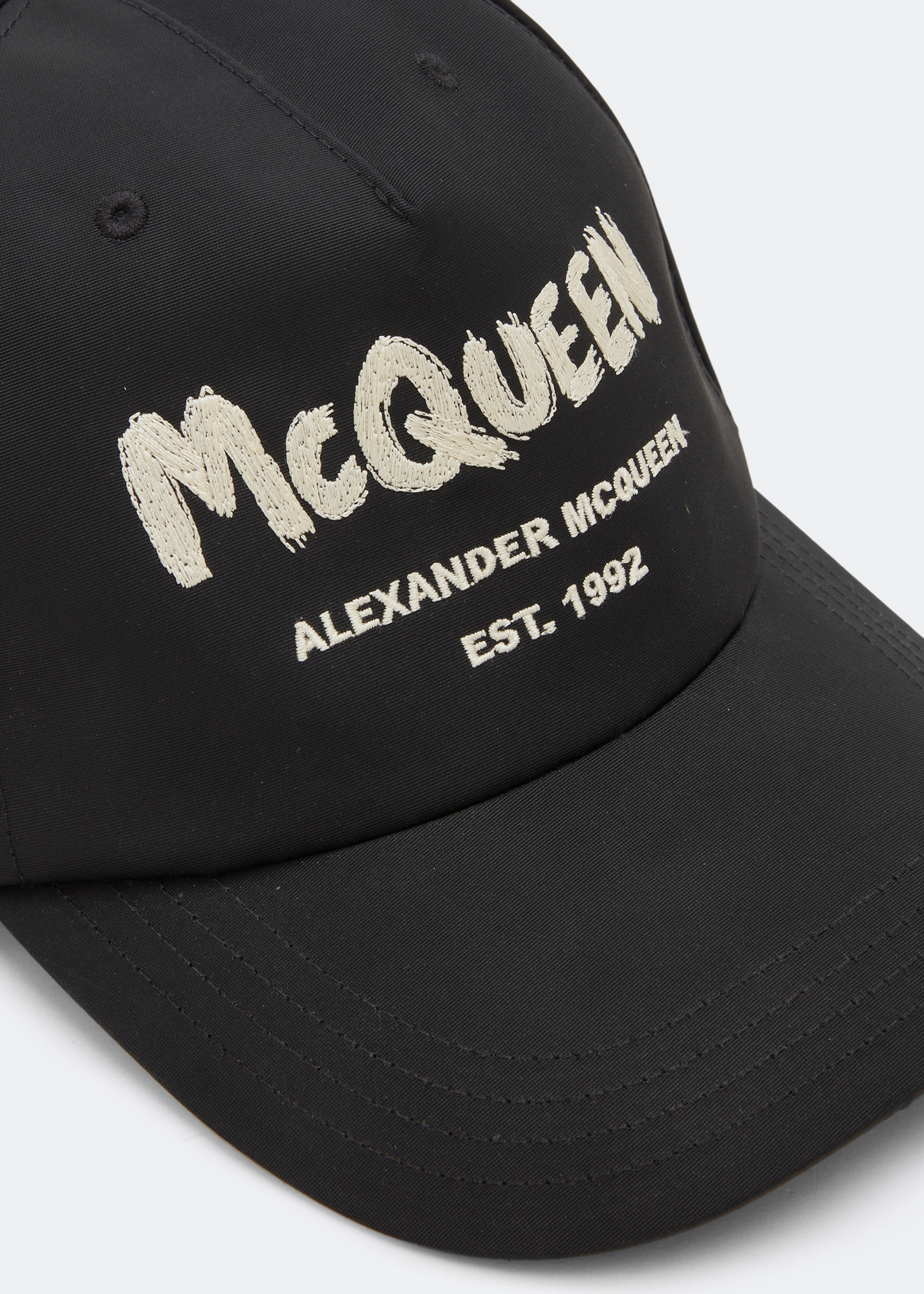 McQueen Graffiti cap for Men - Black in UAE | Level Shoes McQueen Graffiti cap for Men - Black in UAE | Level Shoes