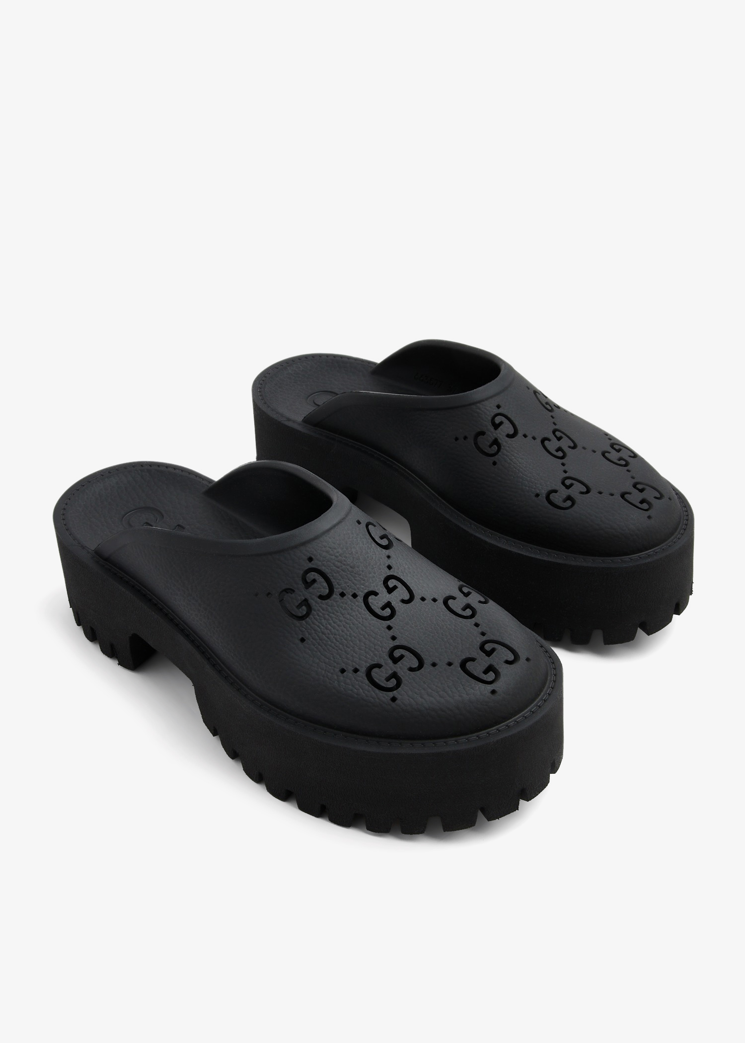 Black gucci hotsell slides womens