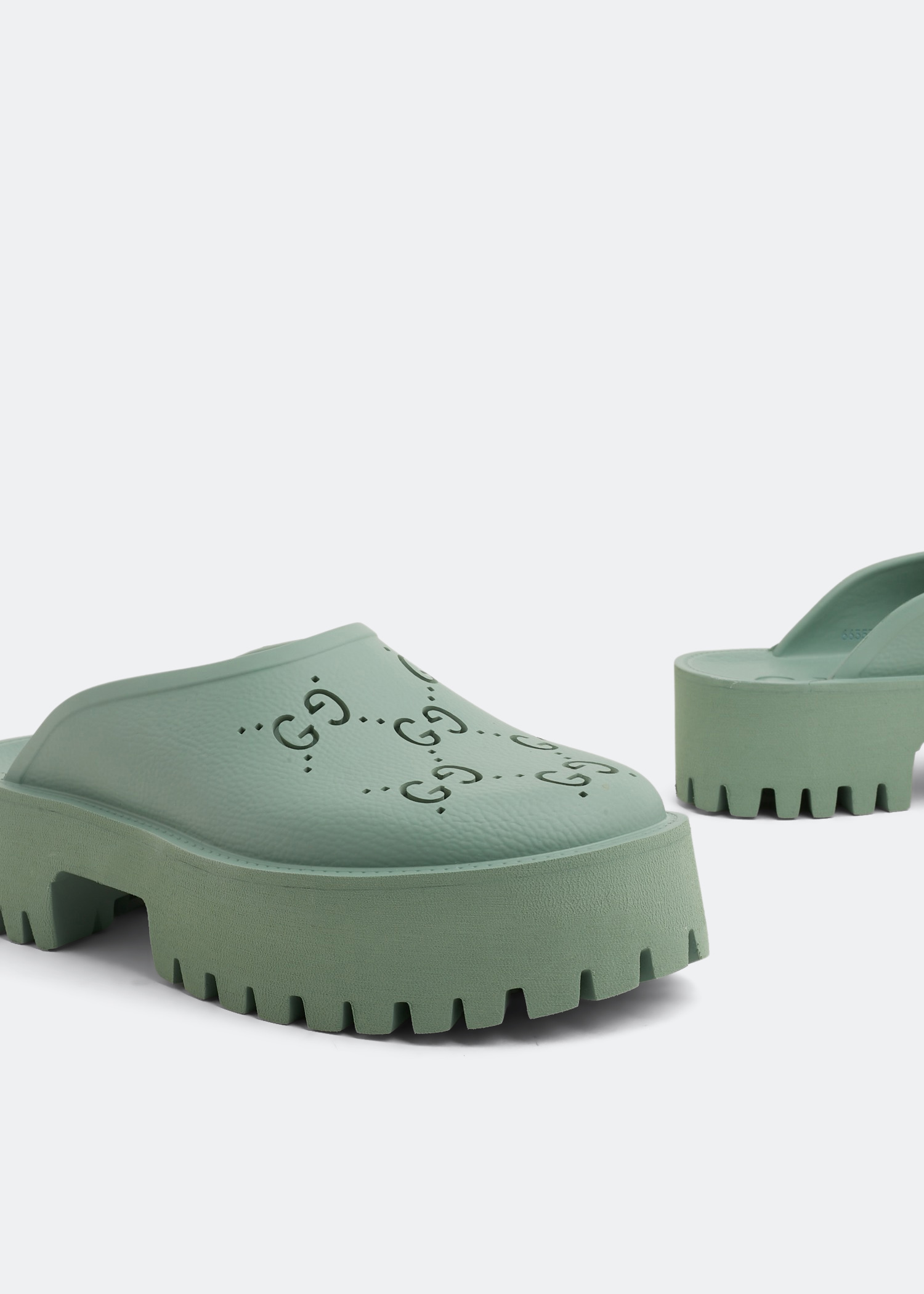 Gucci GG slip on sandals for Women Green in UAE Level Shoes