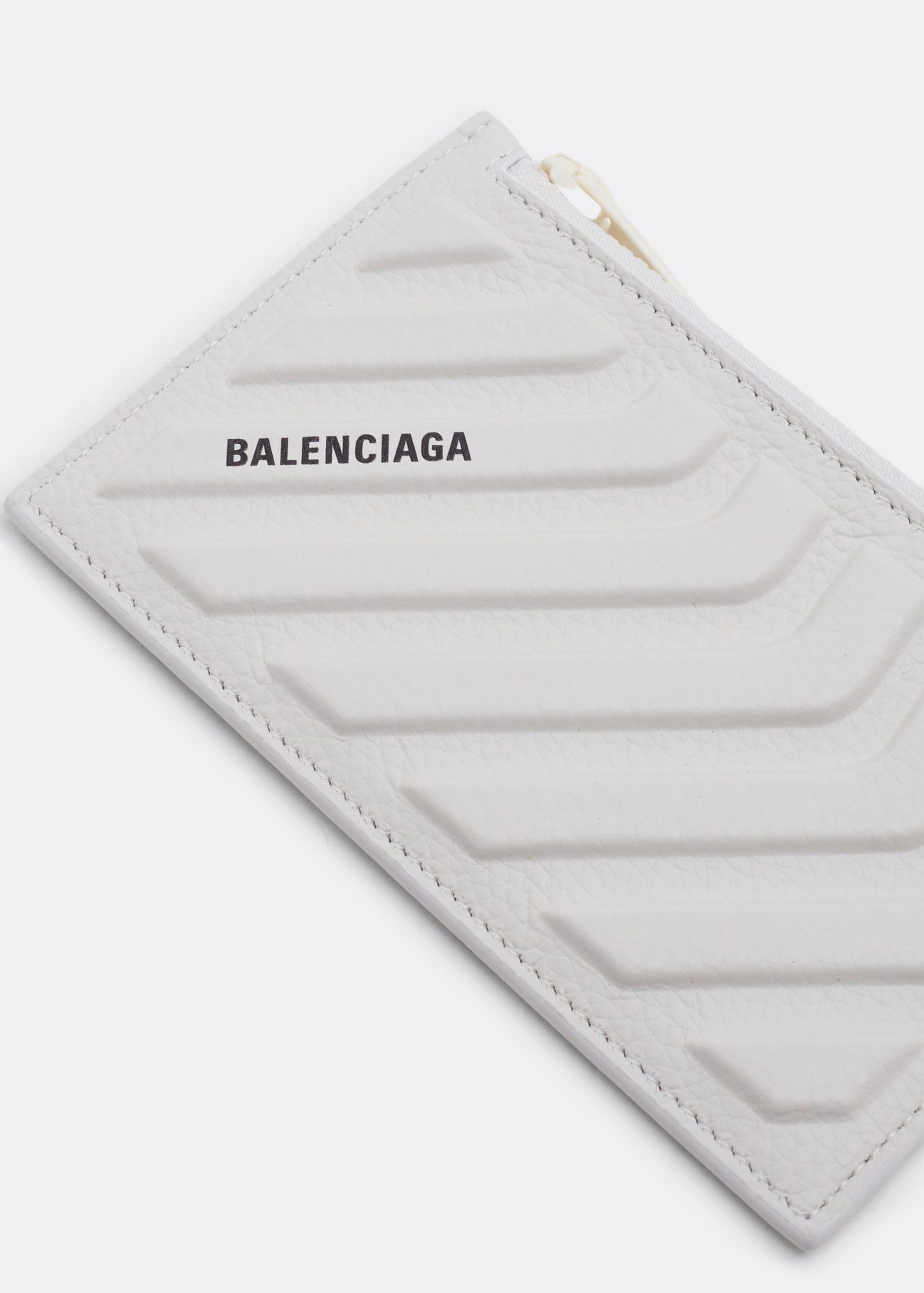 

Car coin & card holder, White