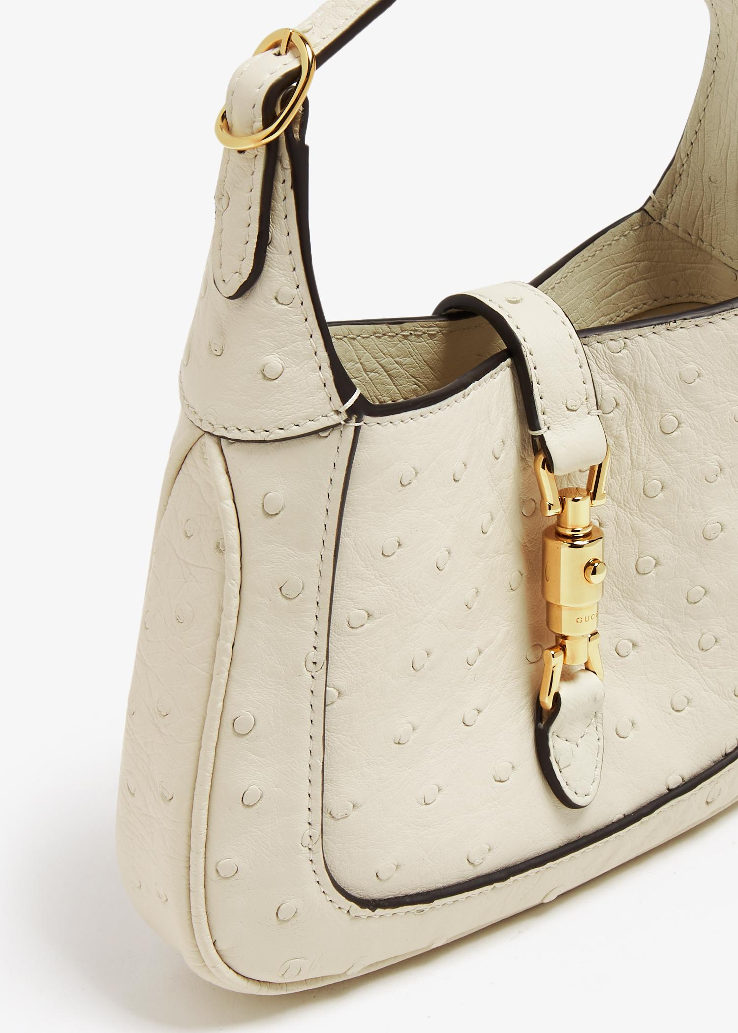 Gucci ostrich bag top
