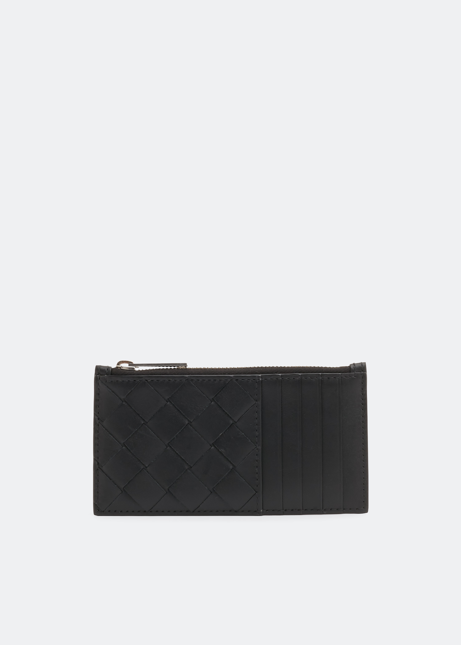 

Zipped card holder, Black