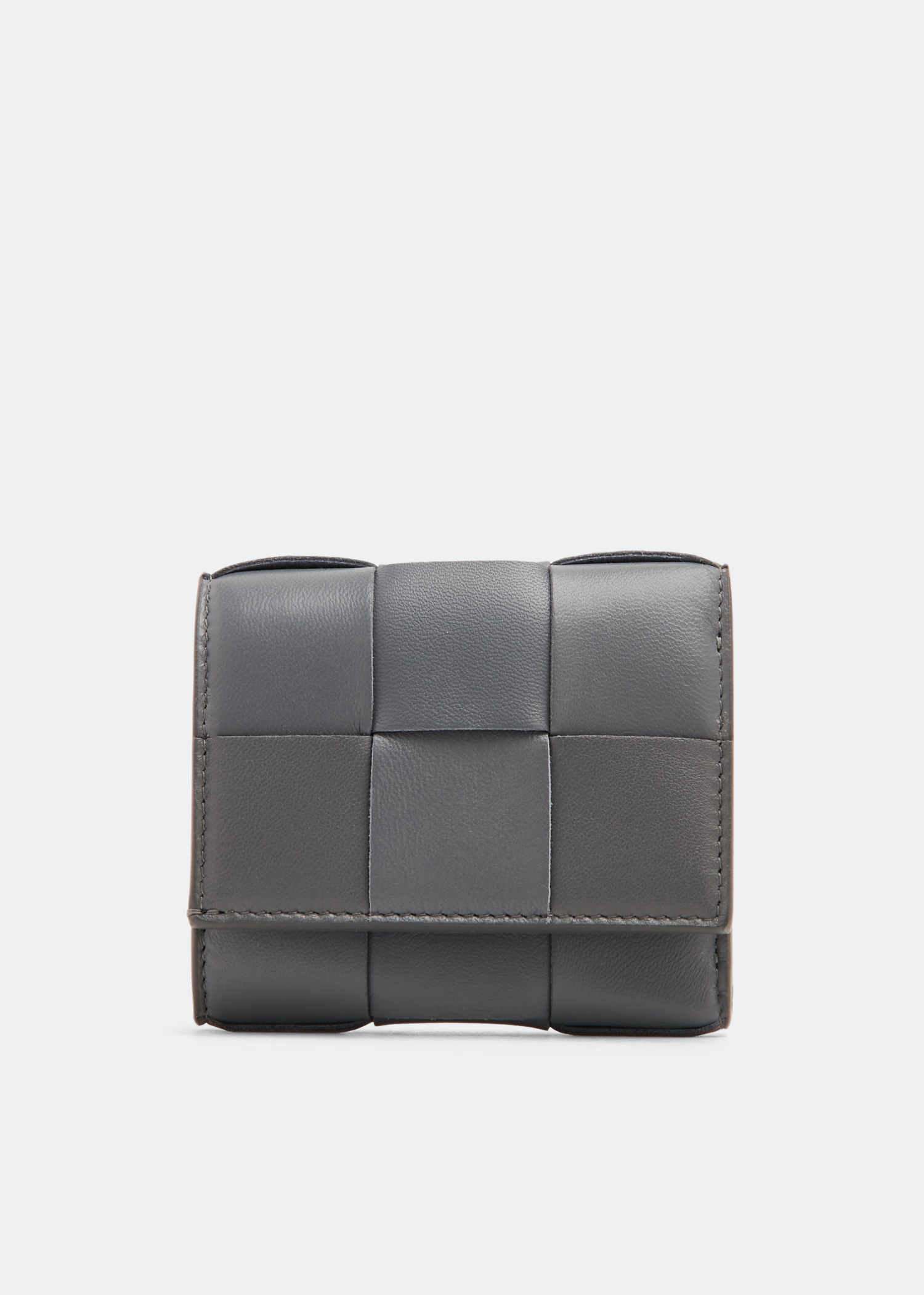 

Tri-fold zip wallet, Grey