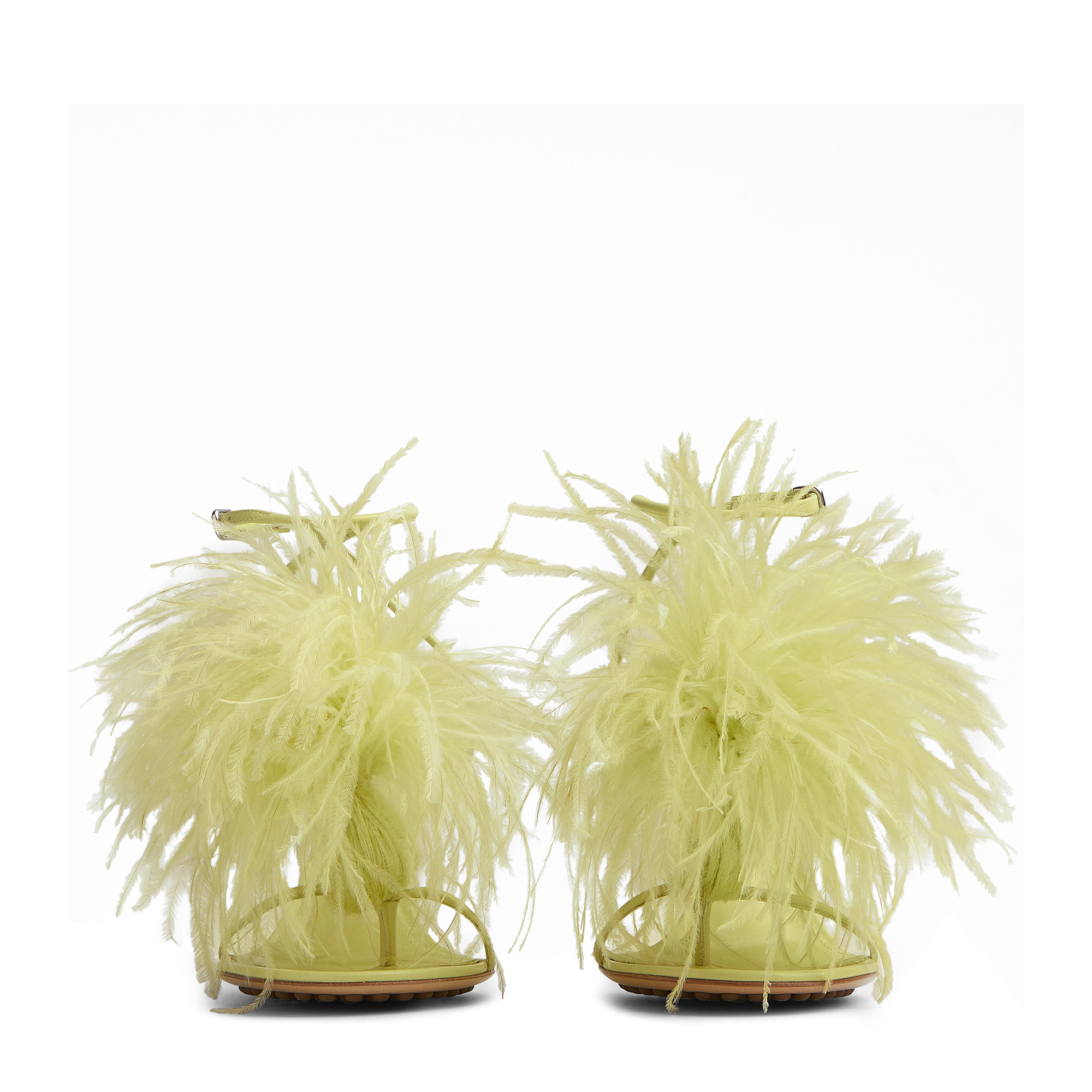 

Feather Dot sandals, Yellow