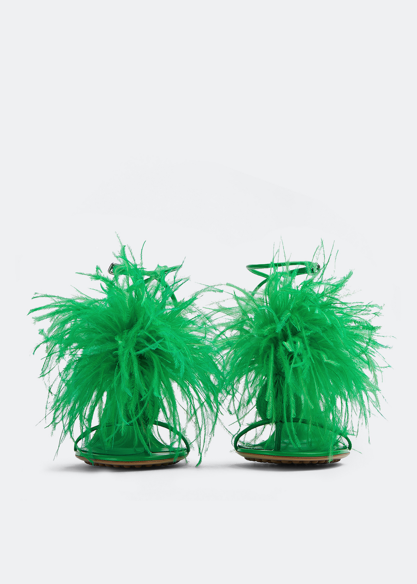 

Feather Dot sandals, Green