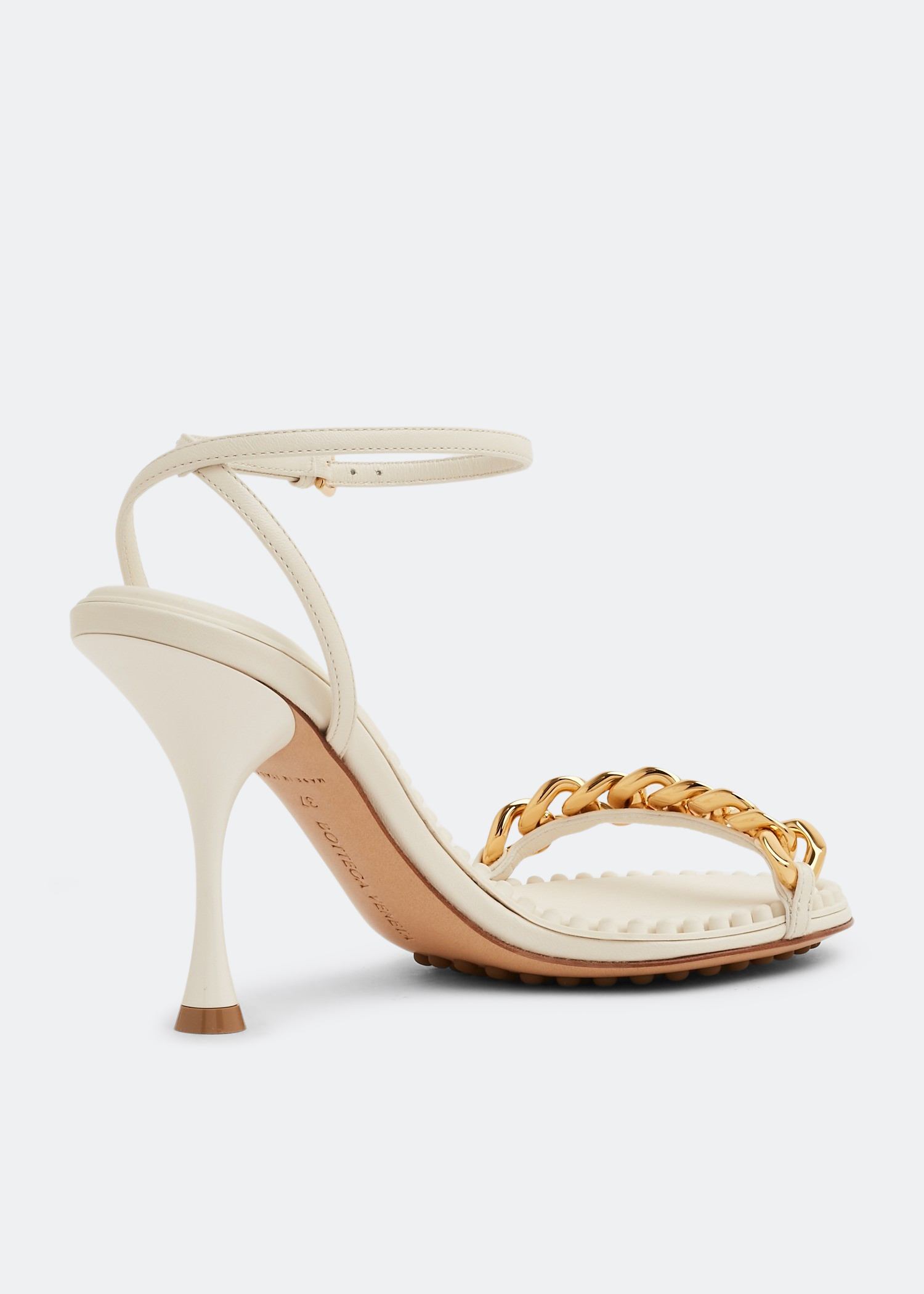 

Dot sandals, White