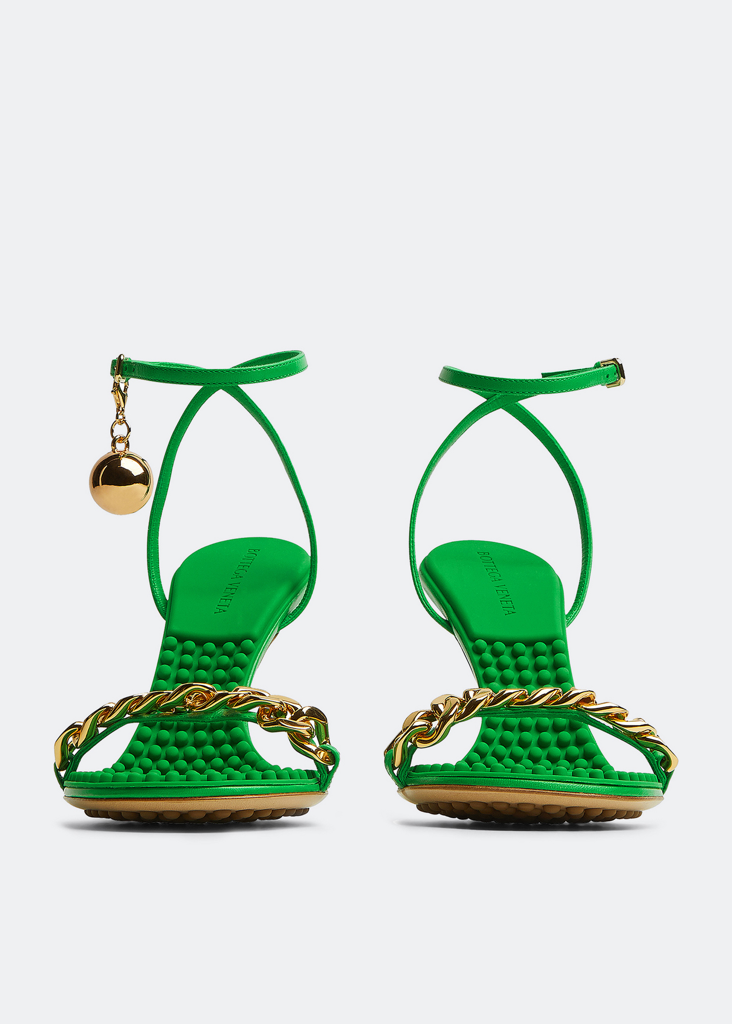 

Dot sandals, Green