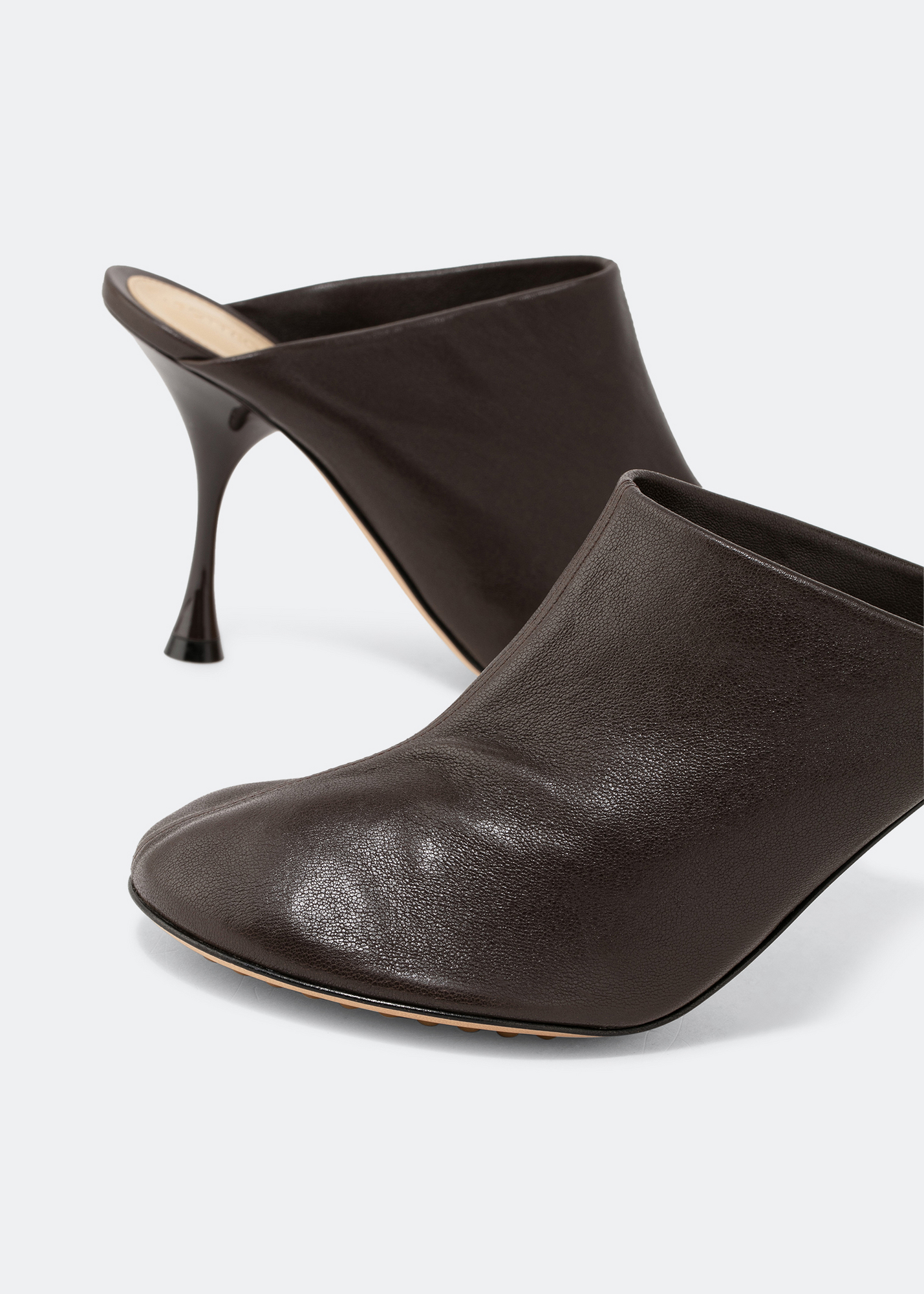 

Dot Sock mules, Brown