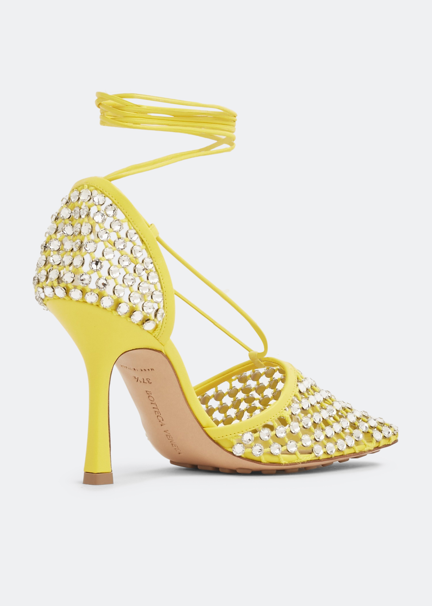 

Sparkle Stretch sandals, Yellow