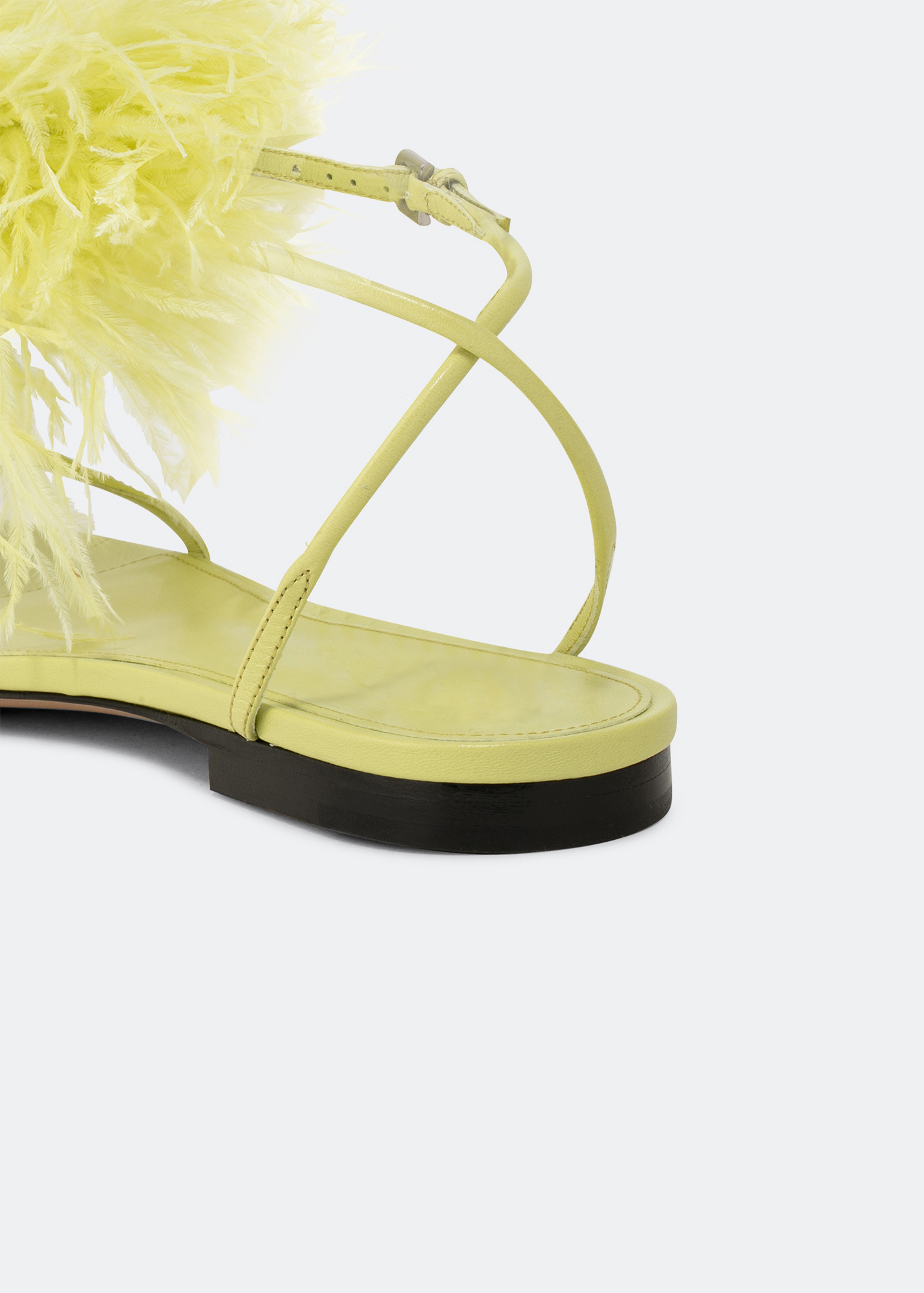 

Feather Dot flat sandals, Green