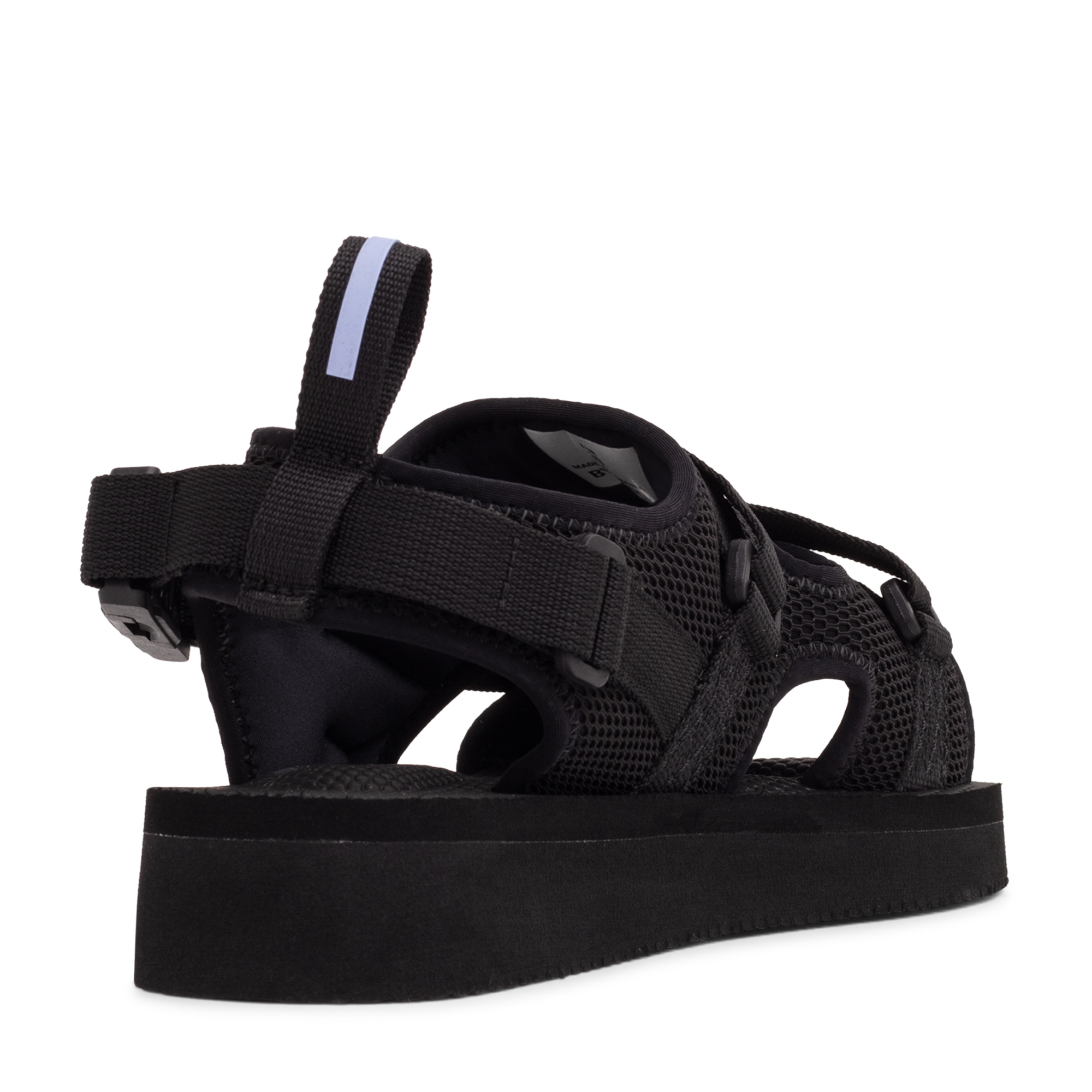 

BR-7 criss-cross sandals, Black