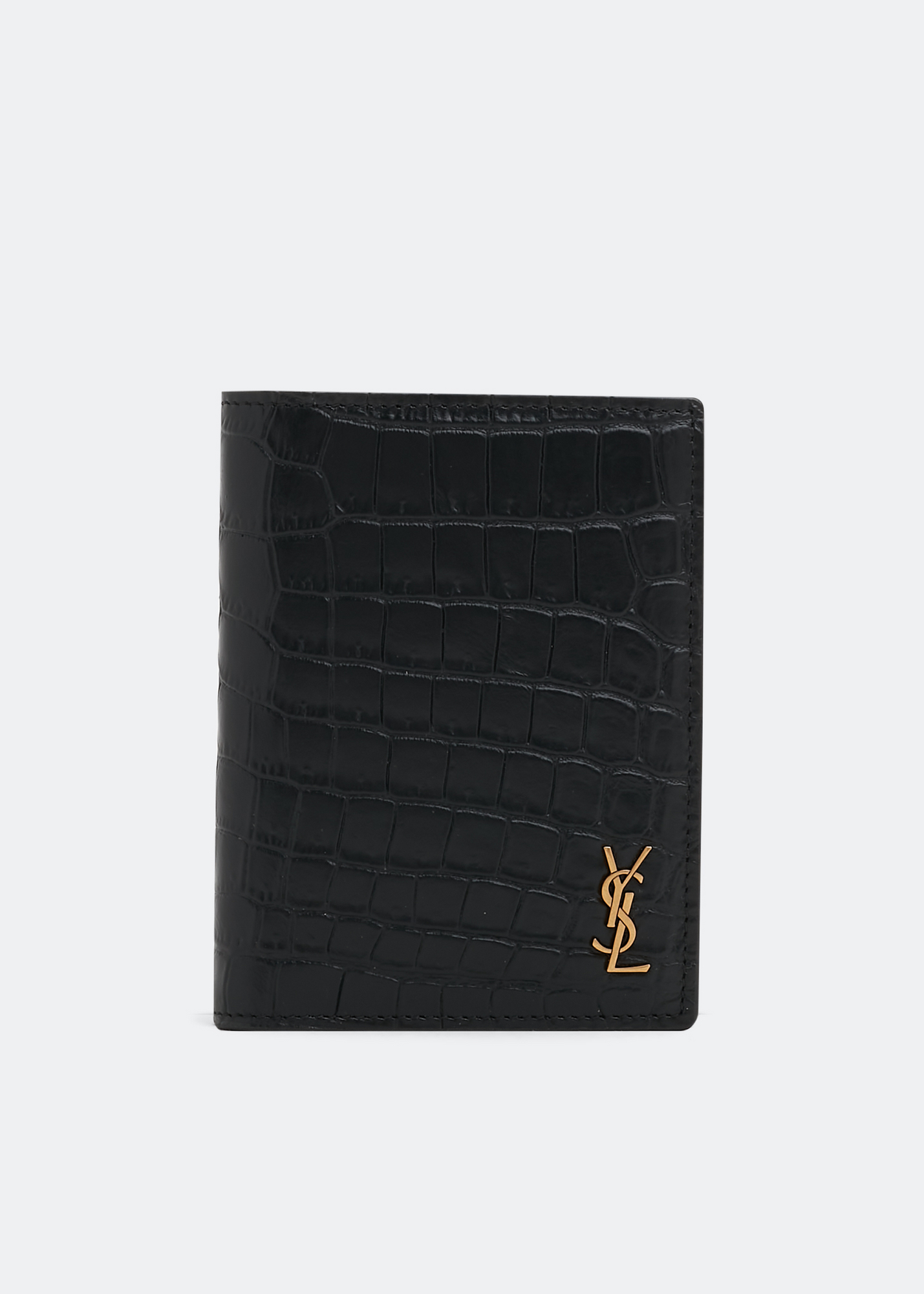 

Tiny monogram card holder, Black