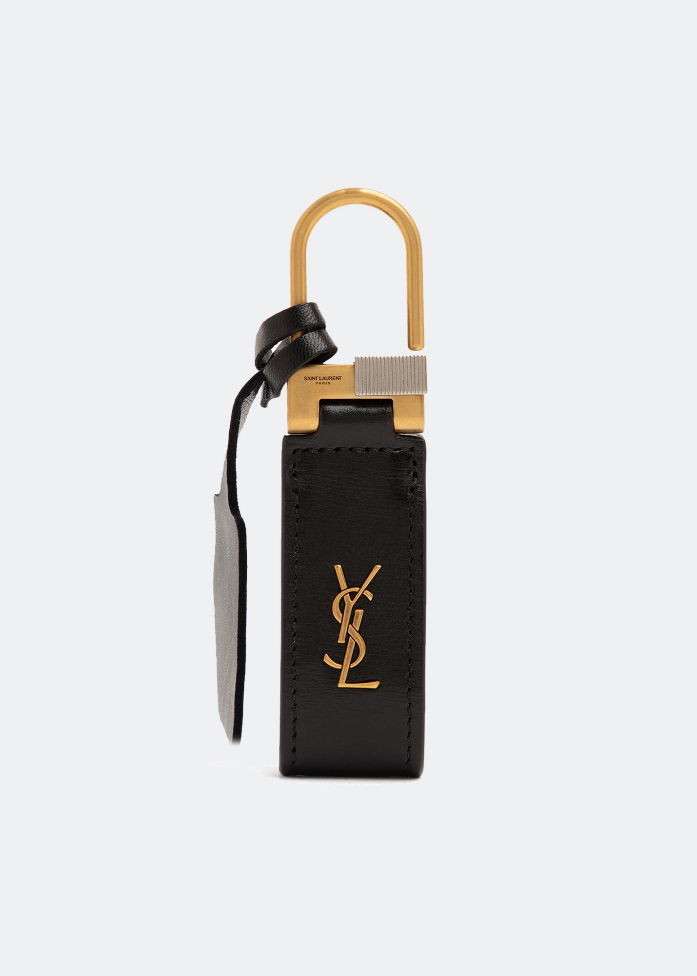 Saint Laurent Monogram keyring for Men Black in Bahrain Level Shoes