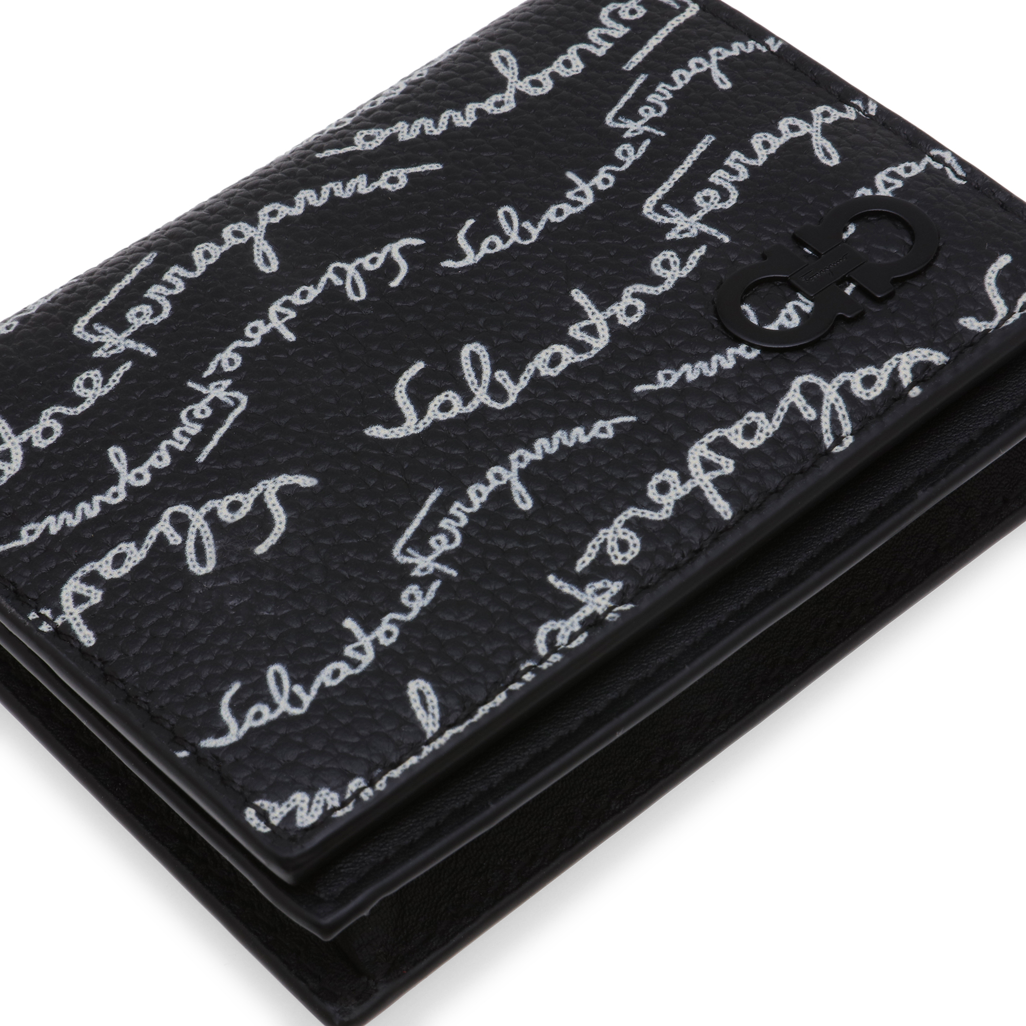 

Gancini card holder, Black