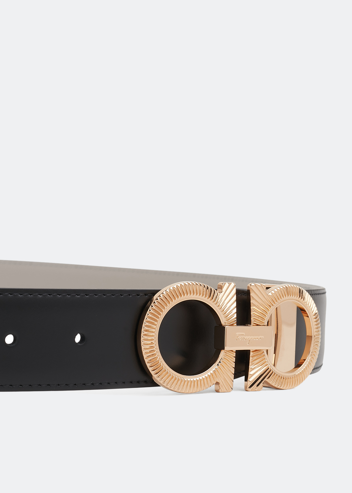 

Gancini reversible belt, Black