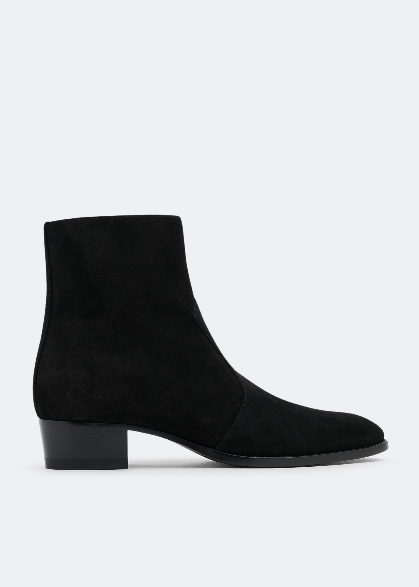 Saint Laurent Wyatt zipped boots for Men Black in UAE Level Shoes