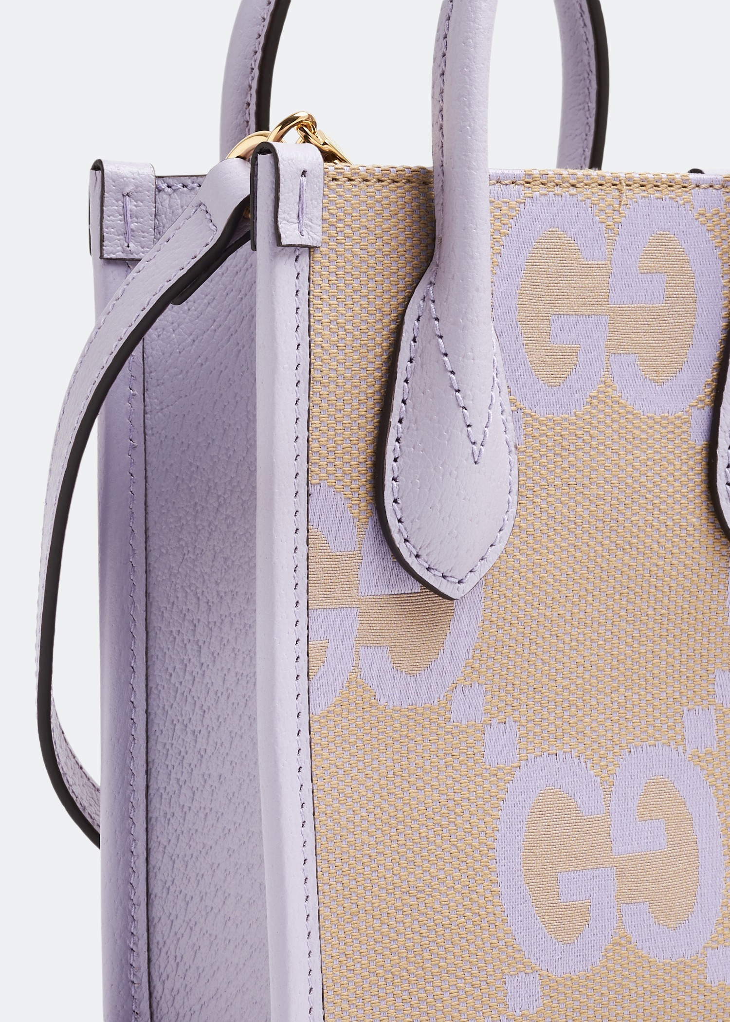 

Jumbo GG mini tote bag, Beige