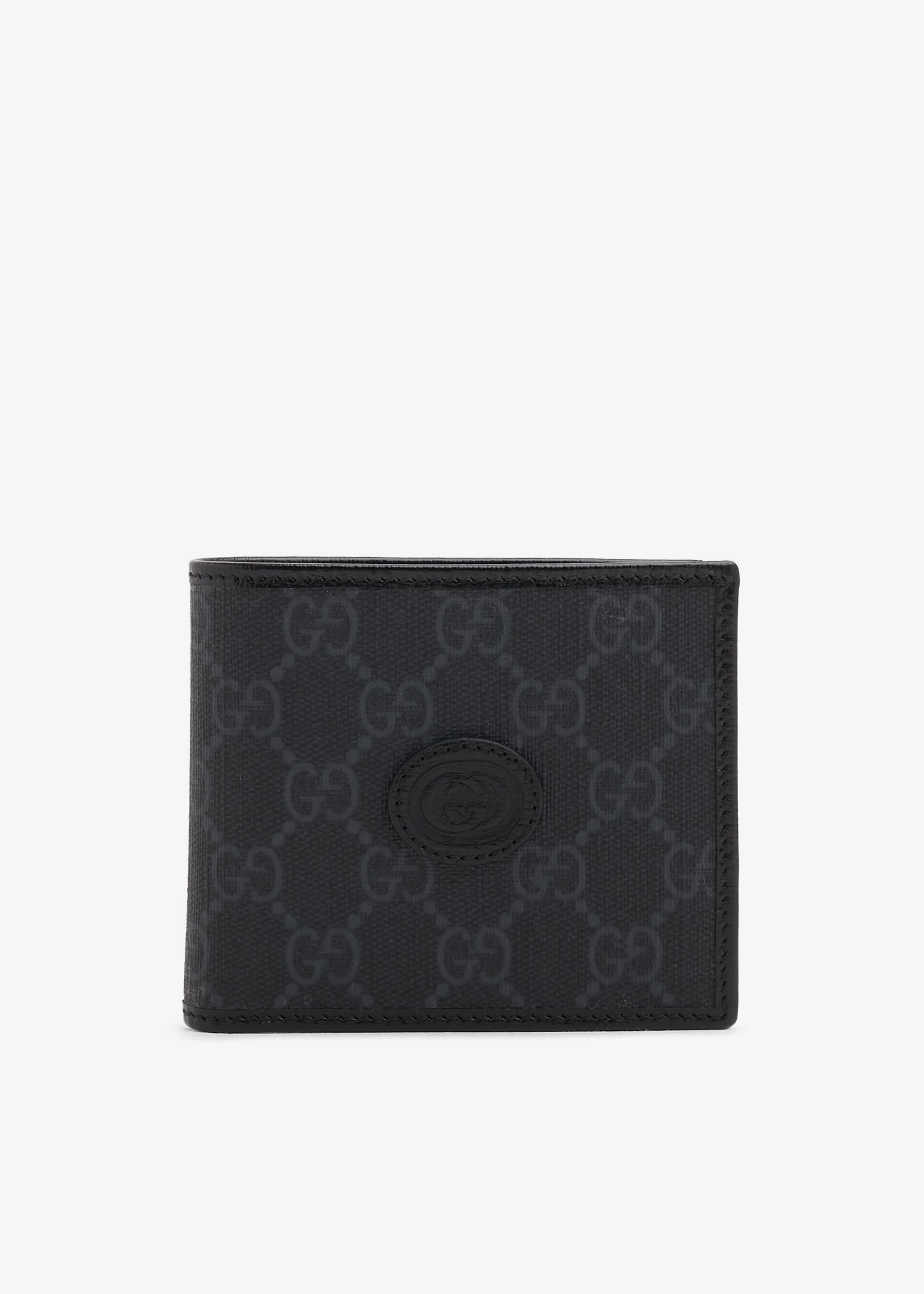 

Interlocking G wallet, Black