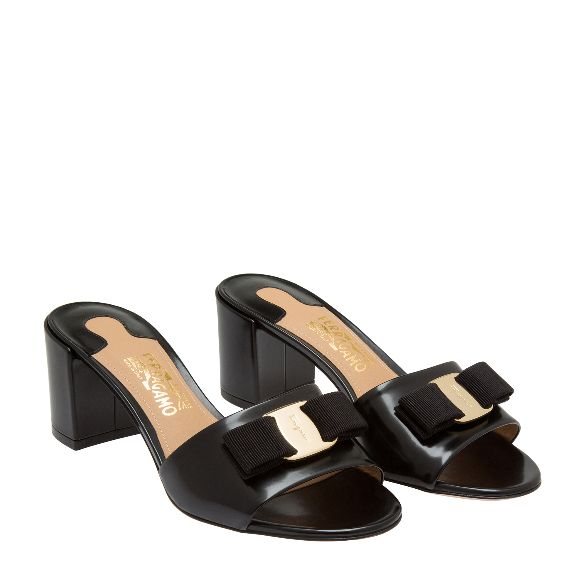 

Vara bow sandals, Black