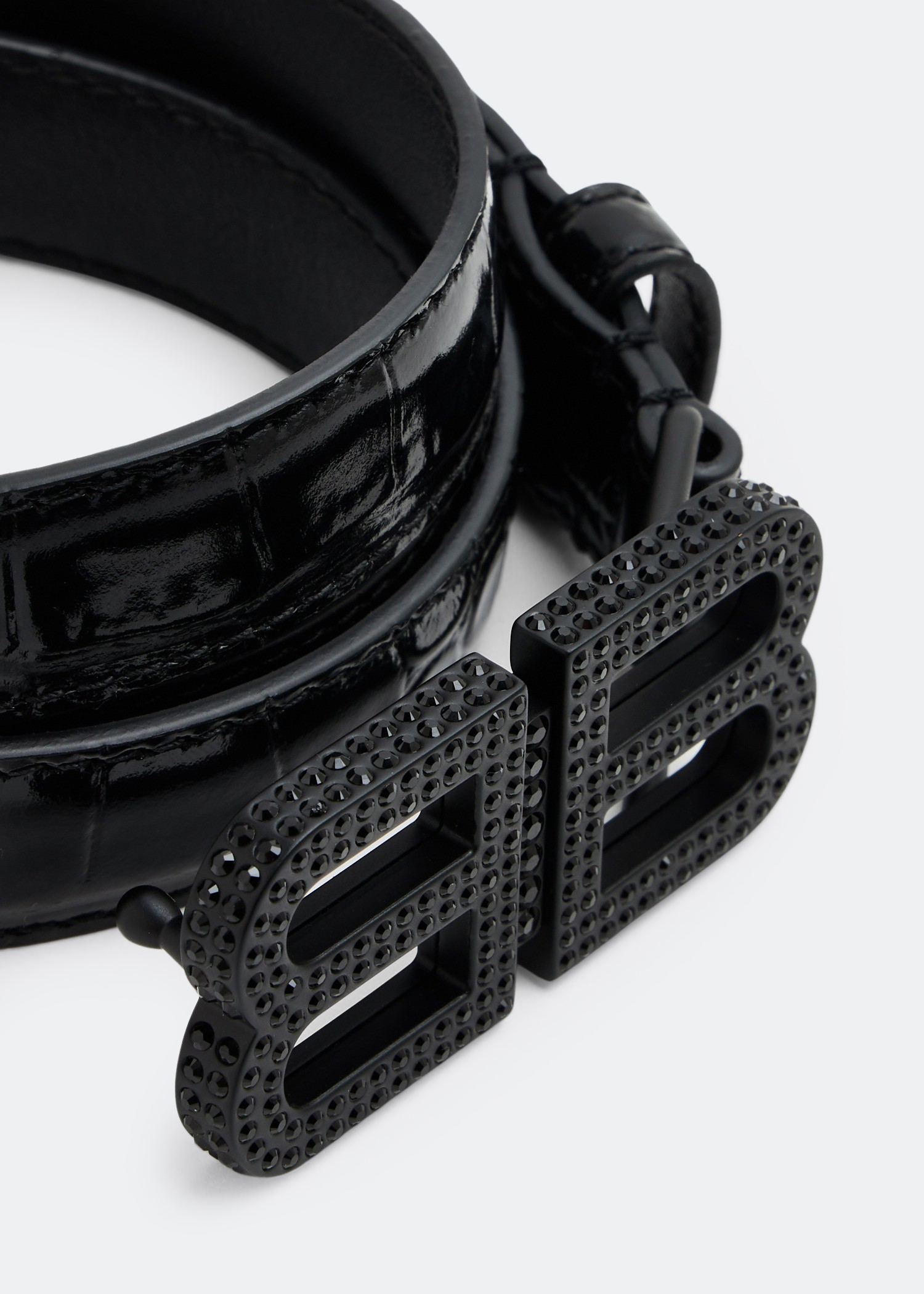 

BB Hourglass thin belt, Black