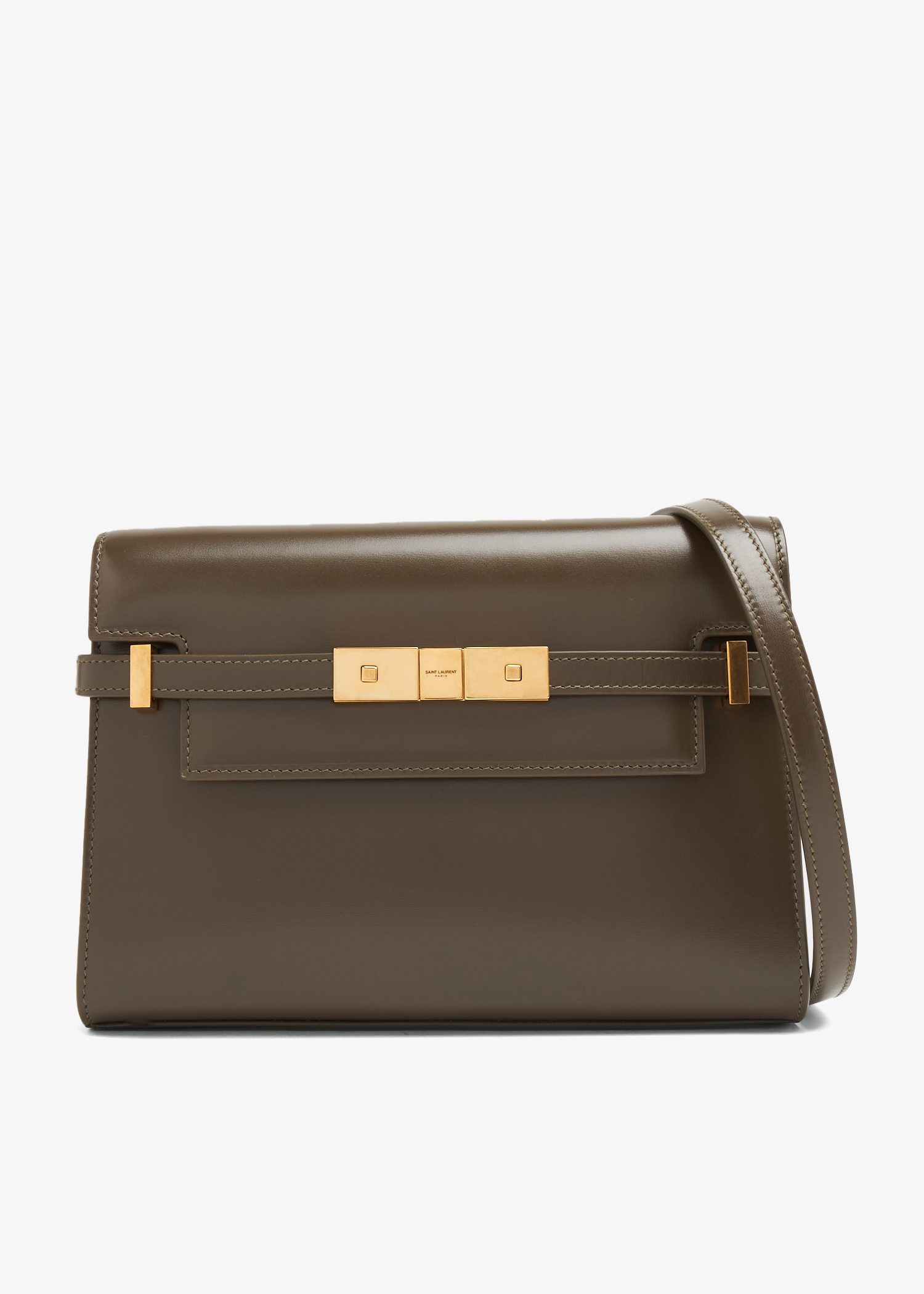 Saint Laurent Manhattan small shoulder bag for Women Green in Kuwait Level Shoes