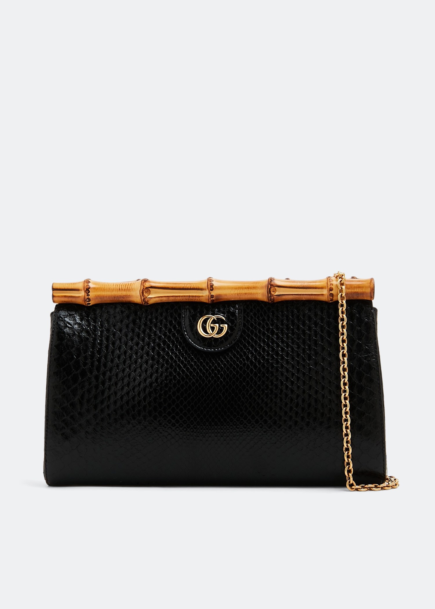Gucci python sales clutch