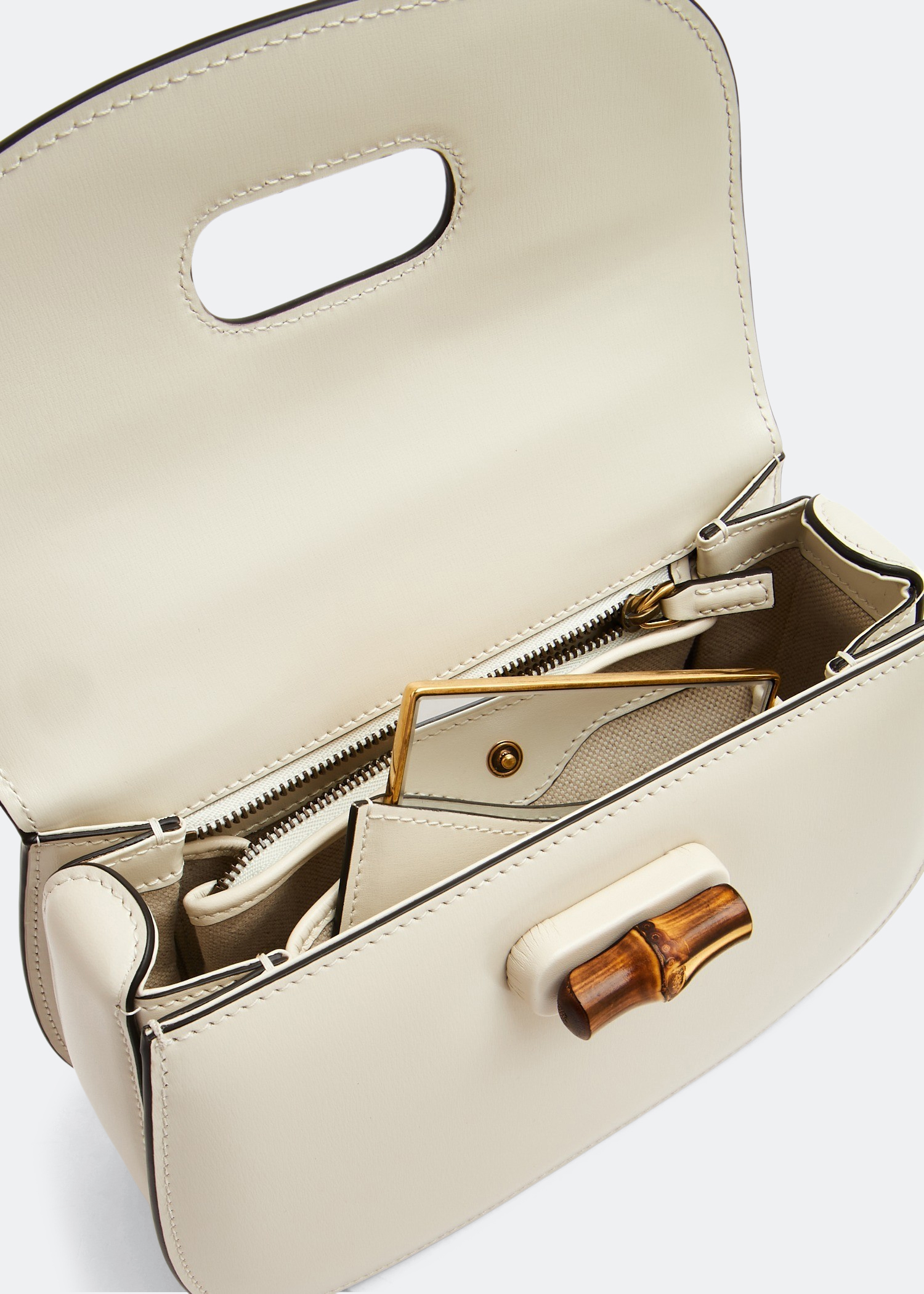Gucci Bamboo 1947 small bag for Women - White in UAE | Level