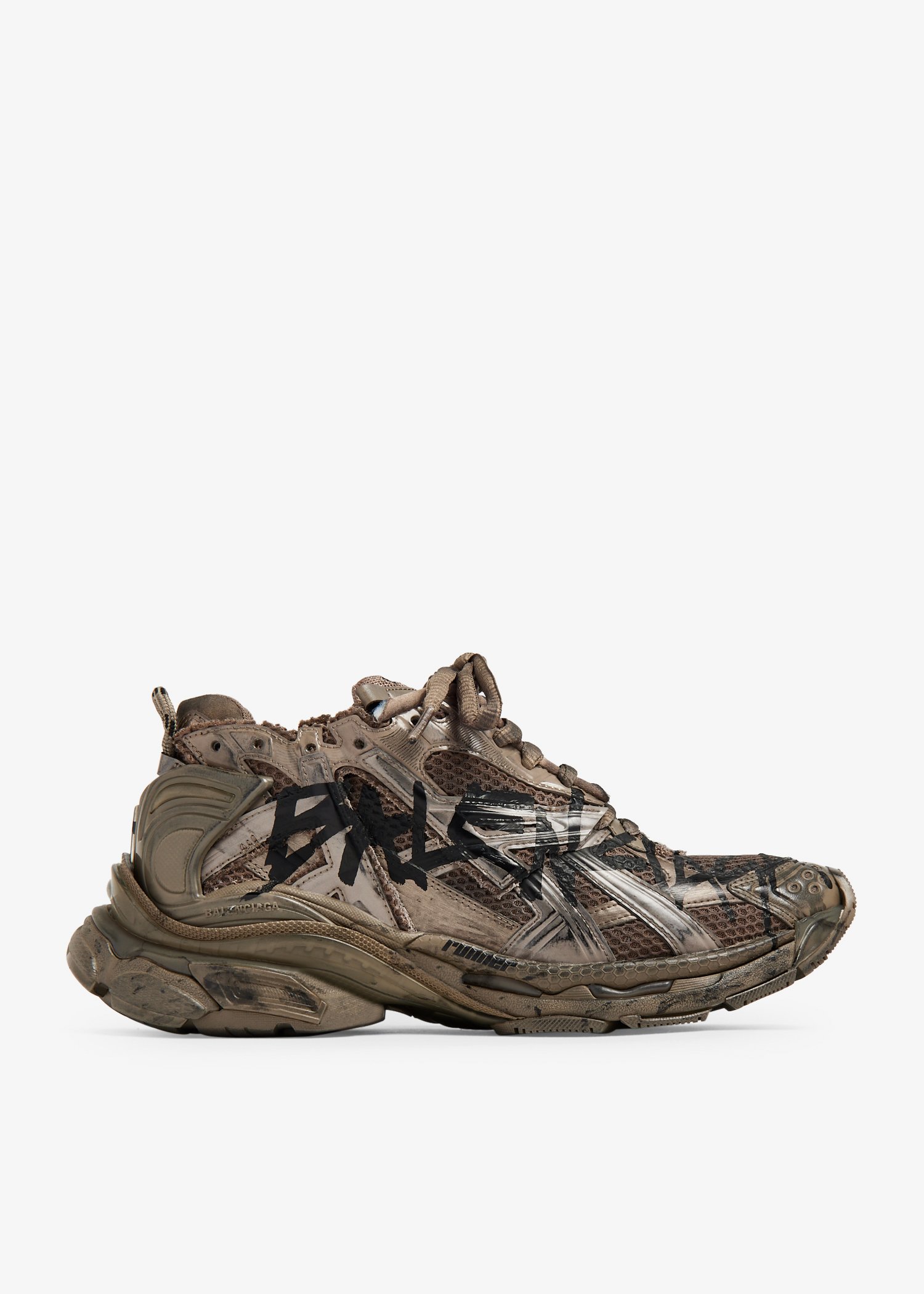 

Runner Grafitti sneakers, Metallic