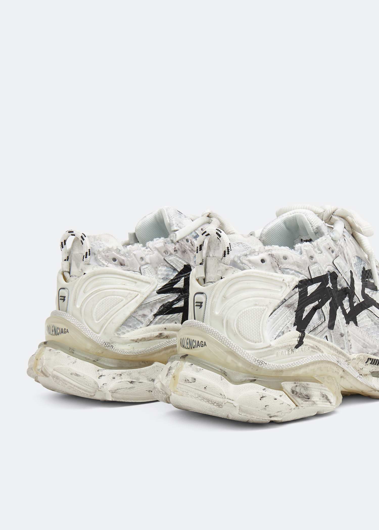 

Runner Grafitti sneakers, White