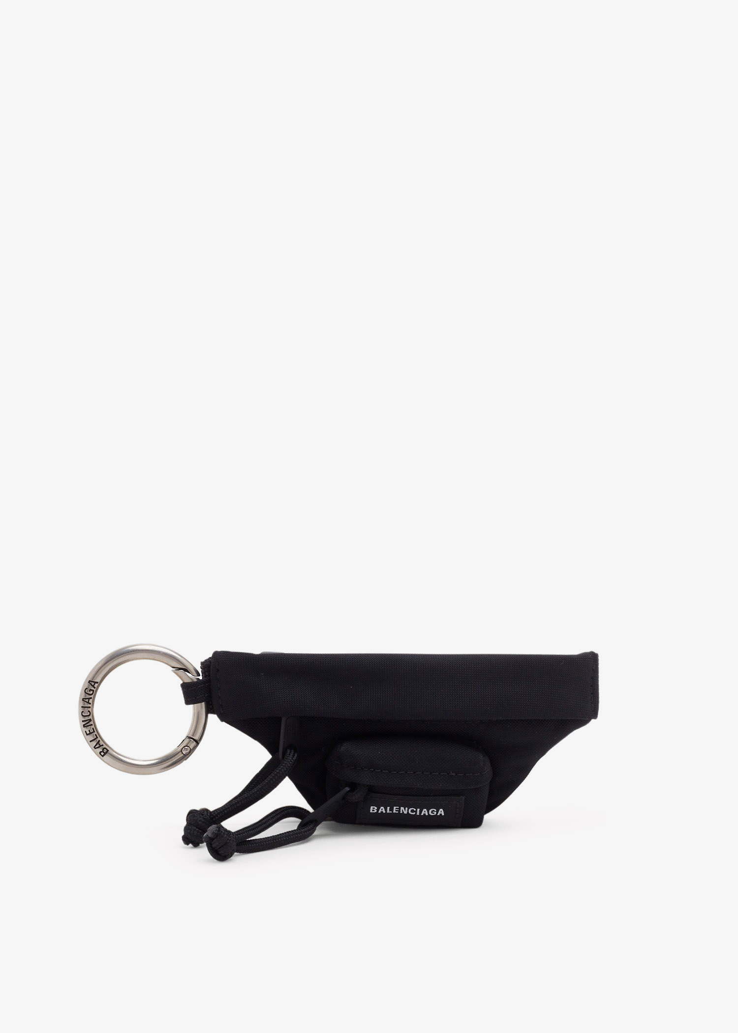 

Micro beltpack bracelet keyring, Black