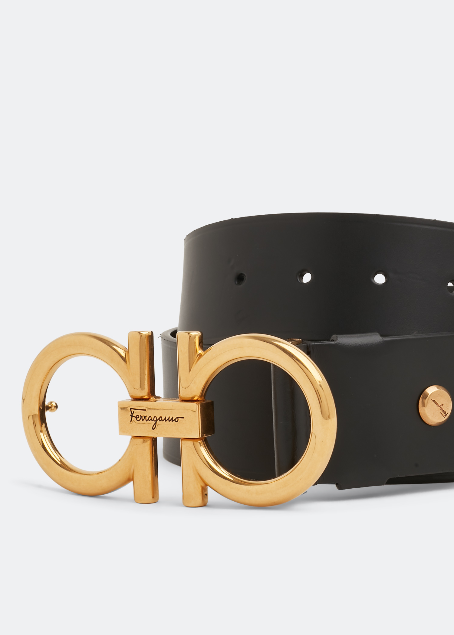 

Gancini belt, Black