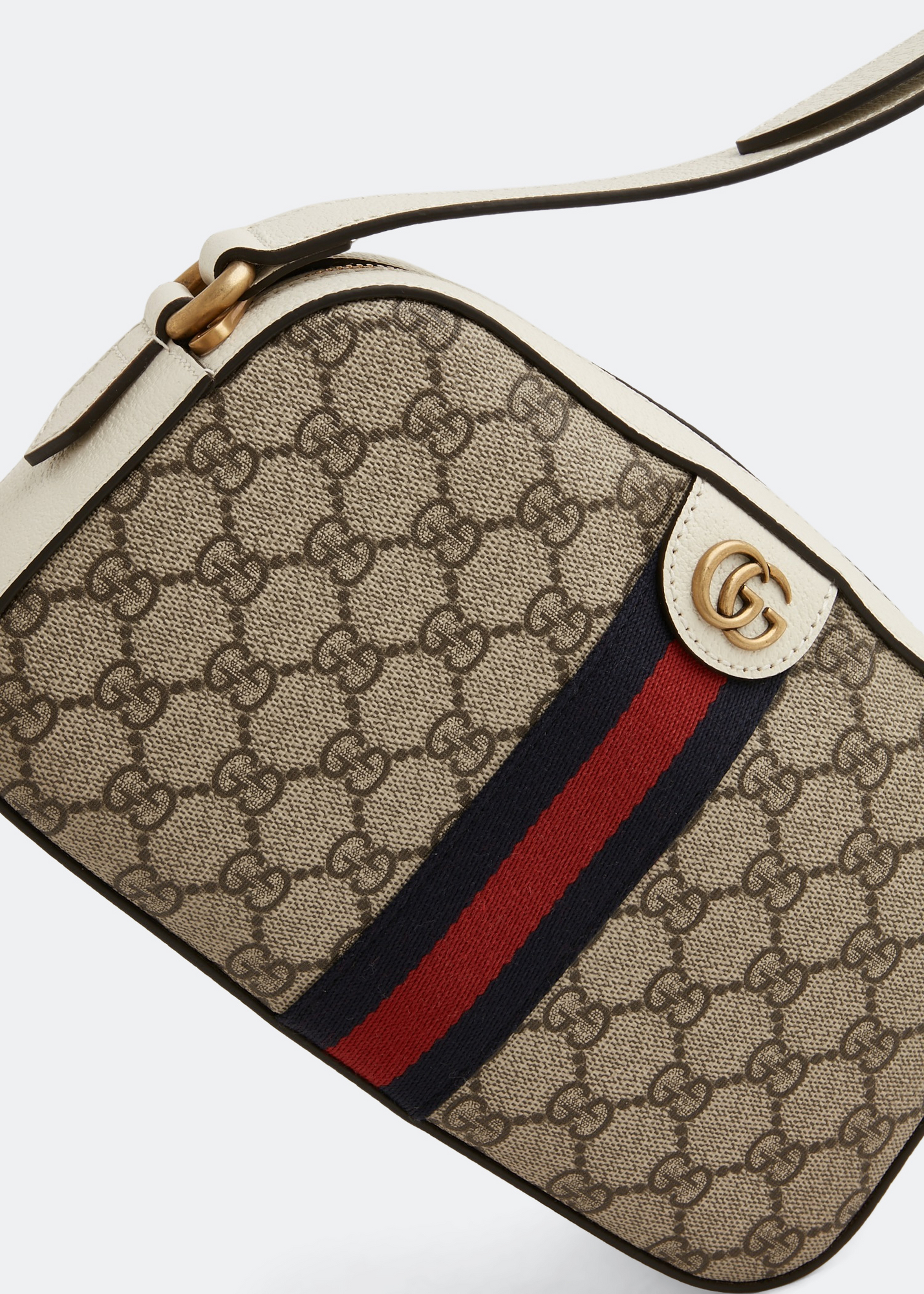 

Ophidia small shoulder bag, Beige