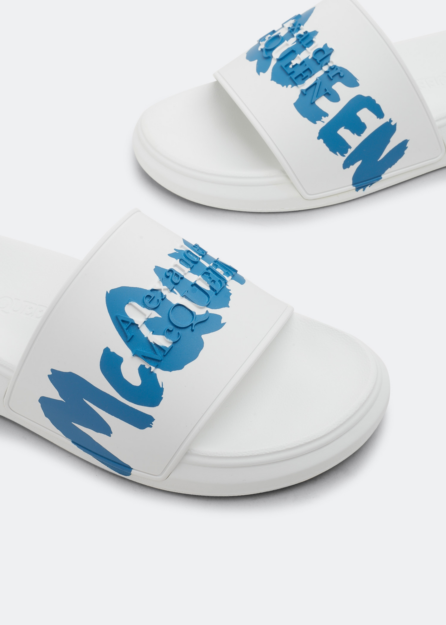 

Logo pool slides, White