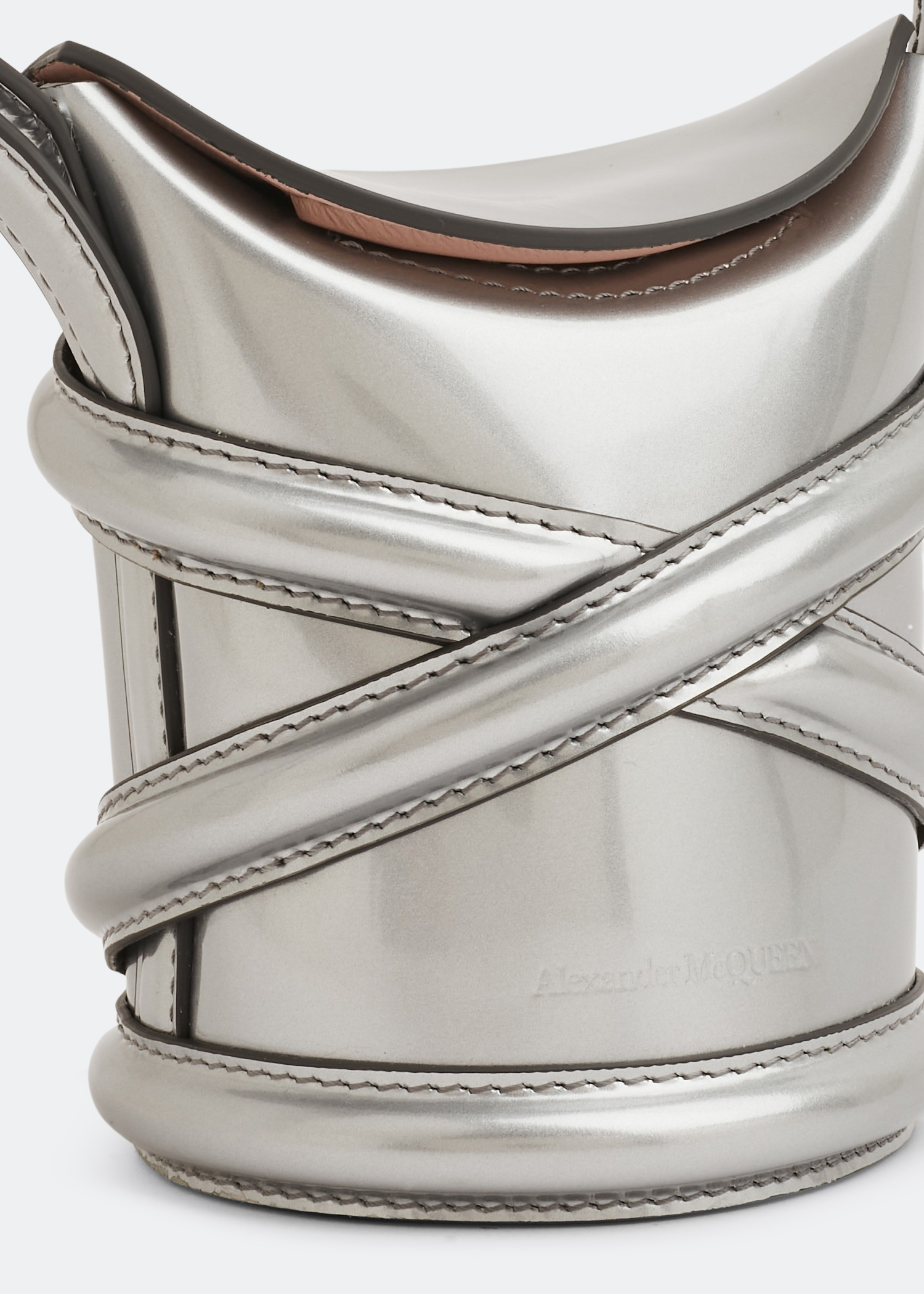 

The Curve Mini shoulder bag, Silver