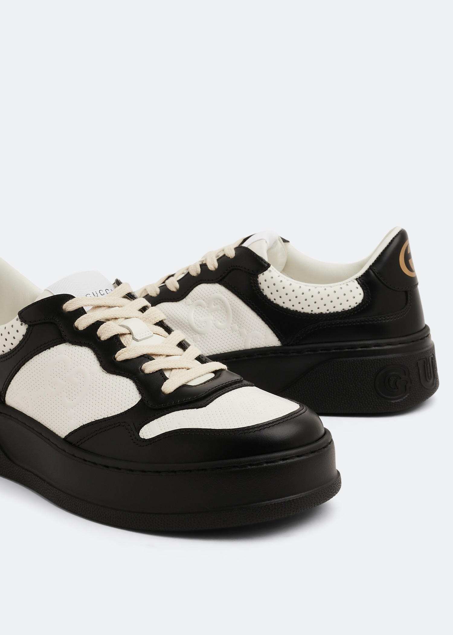 

GG embossed sneakers, White