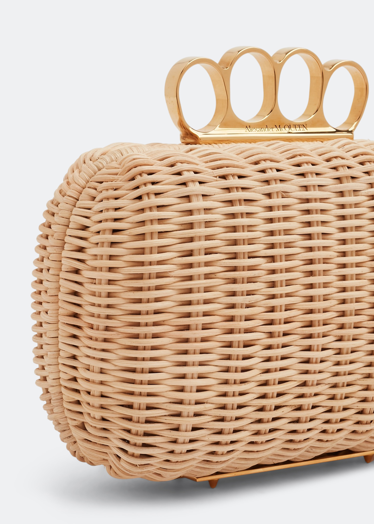 

Four-ring clutch, Beige