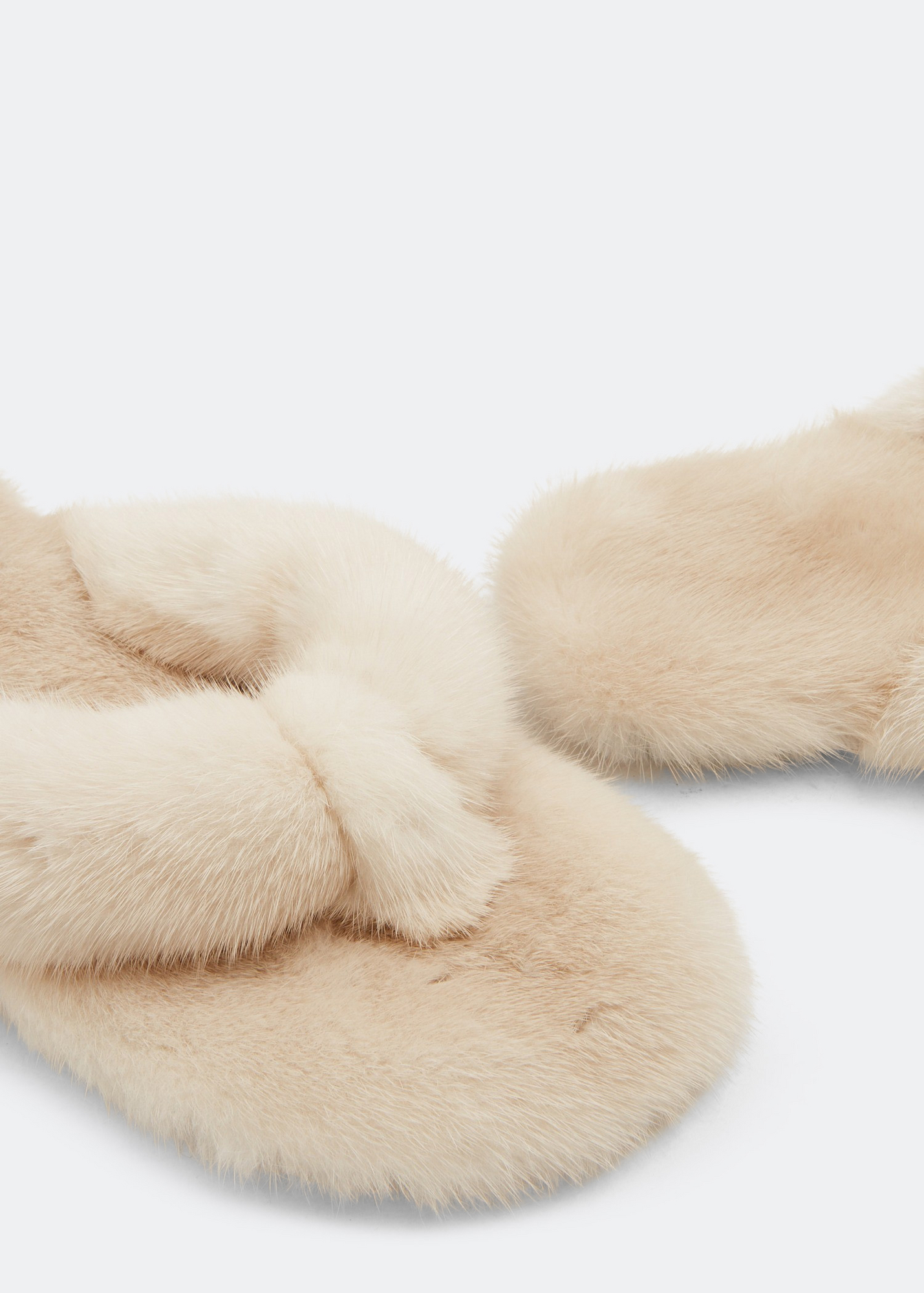 

Bleach flat sandals, White